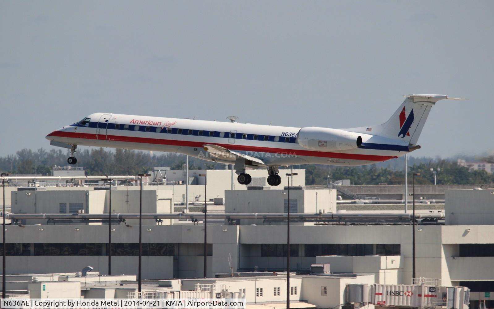 N636AE, 1999 Embraer ERJ-145LR (EMB-145LR) C/N 145160, MIA 2014