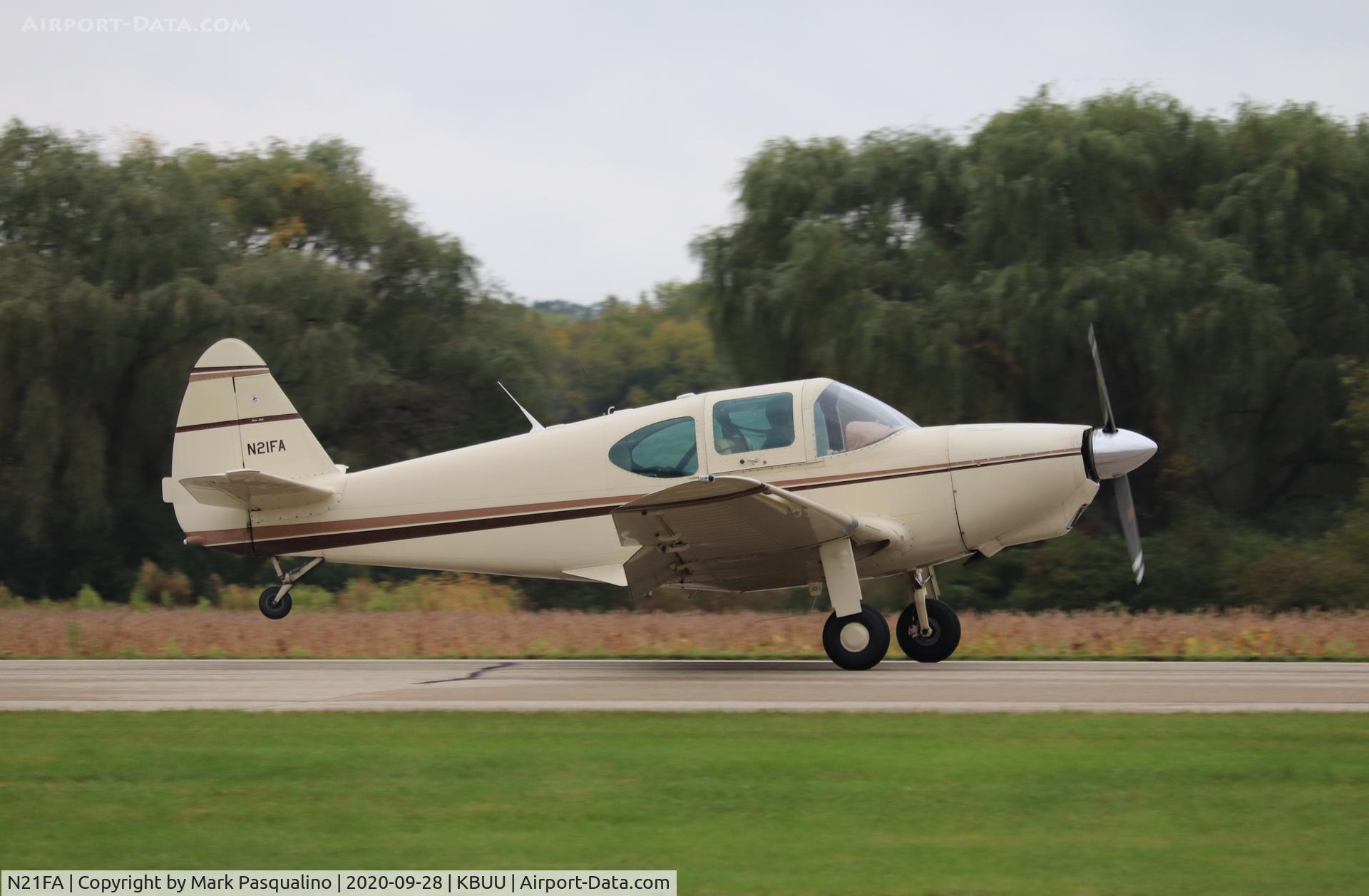 N21FA, 1950 Globe GC-1B Swift C/N 3727, Swift GC-1B