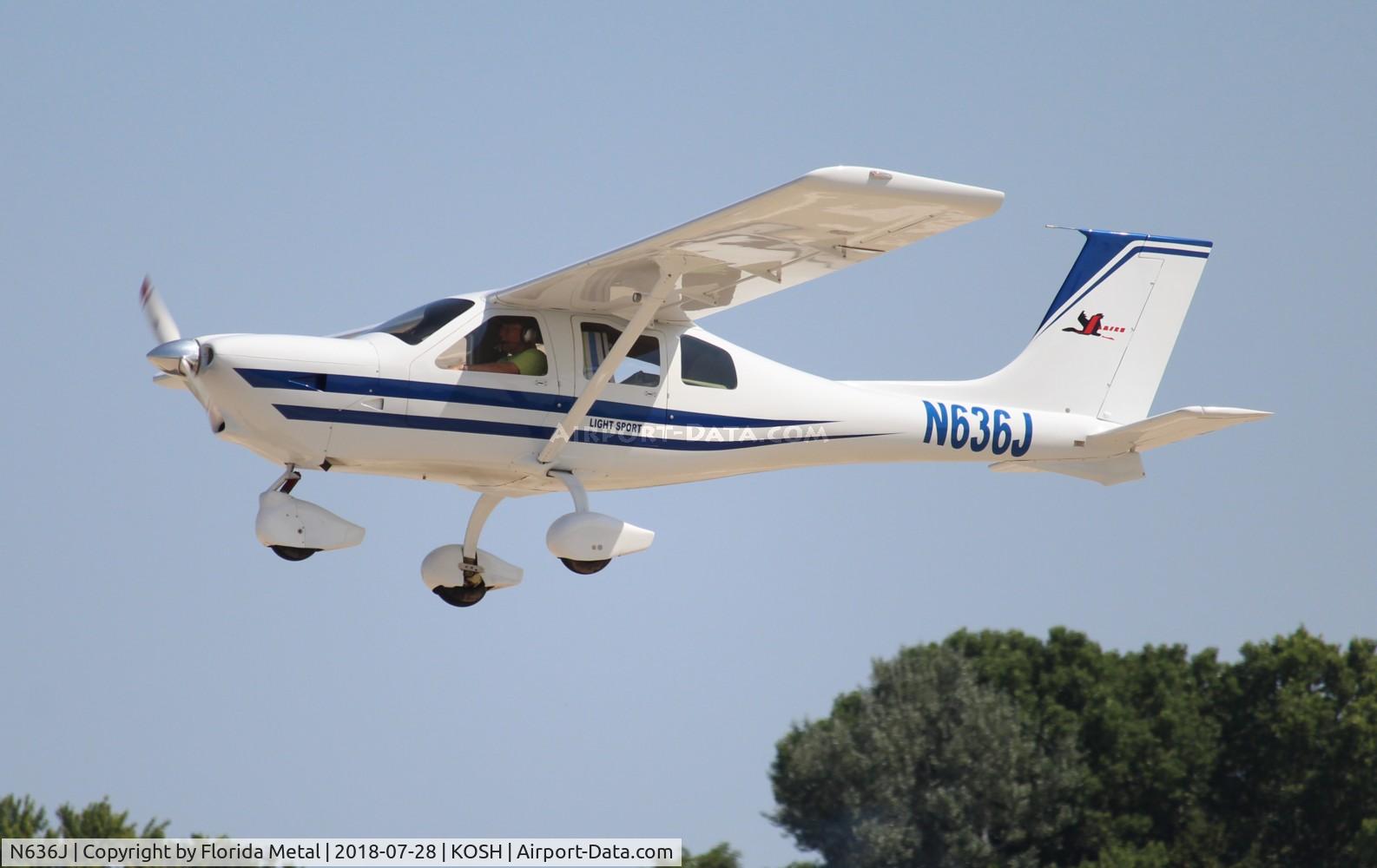 N636J, 2008 Jabiru J250-SP C/N 521, OSH 2018