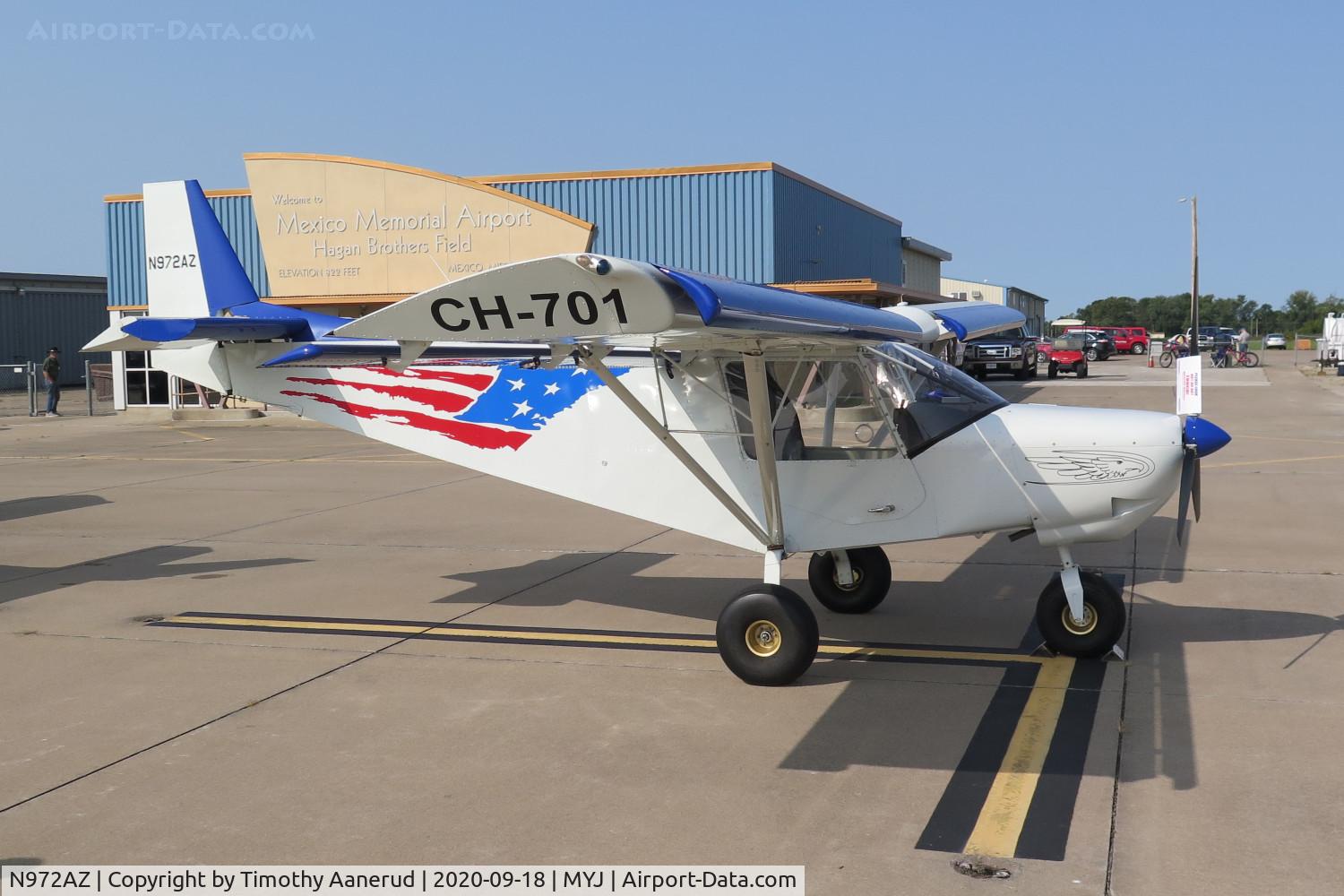 N972AZ, 2008 Zenair STOL CH-701 C/N 7-6673, 2008 Zenair STOL CH-701, c/n: 7-6673, Zenith Aircraft Homecoming 2020