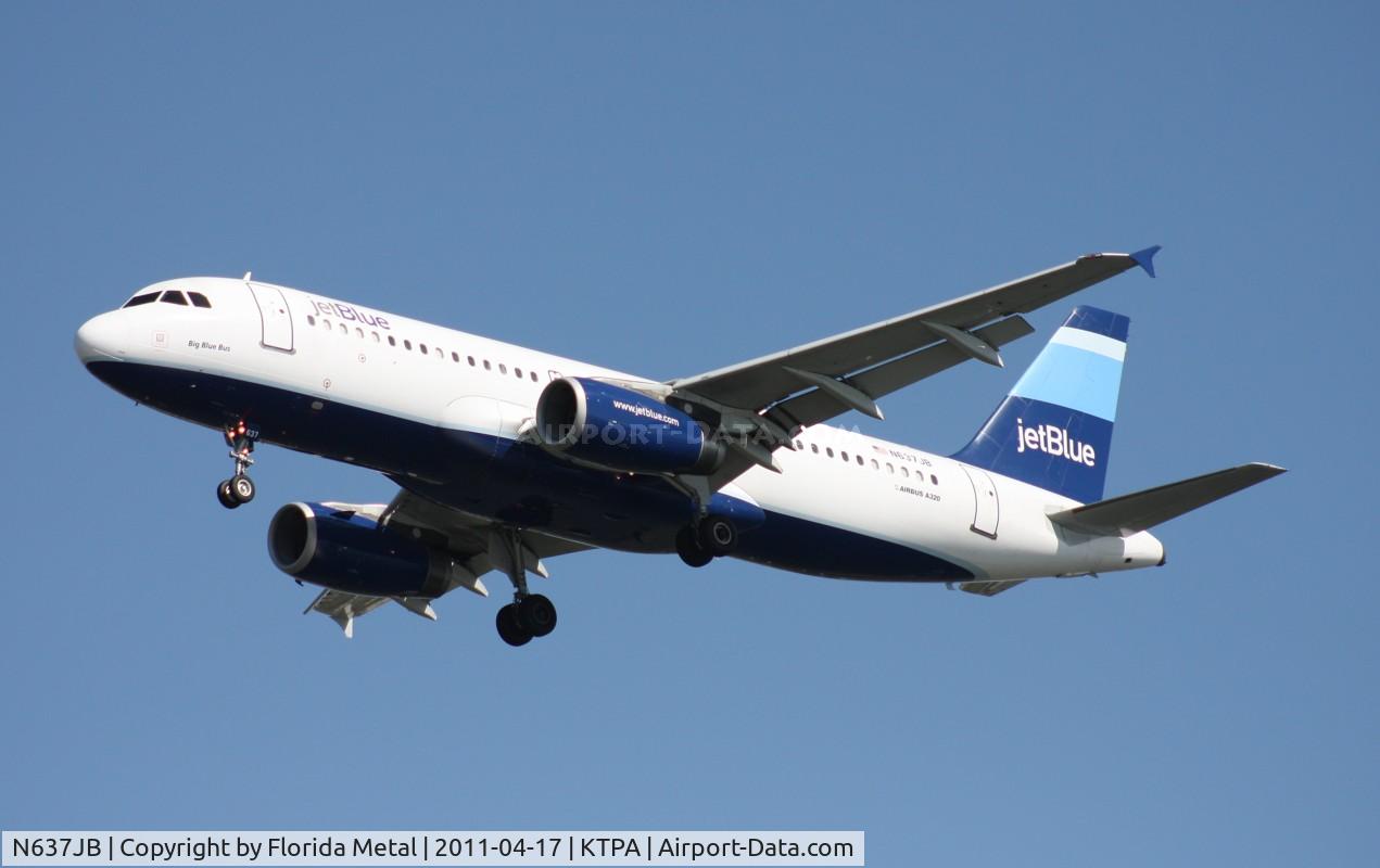 N637JB, 2006 Airbus A320-232 C/N 2781, TPA 2011