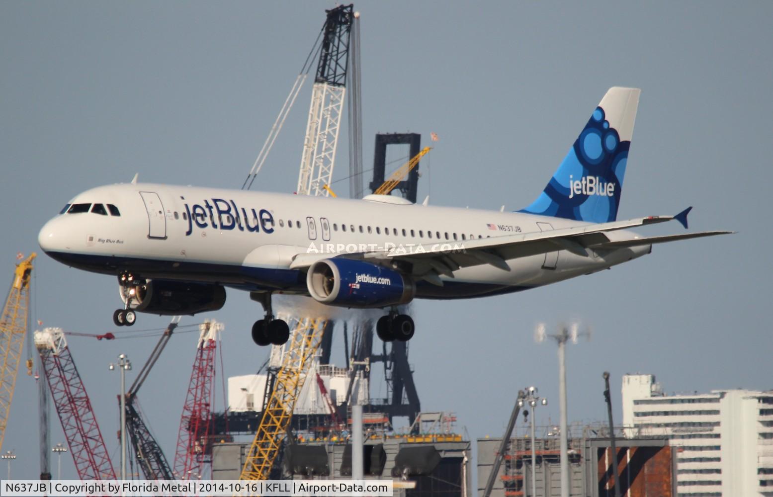 N637JB, 2006 Airbus A320-232 C/N 2781, FLL 2014