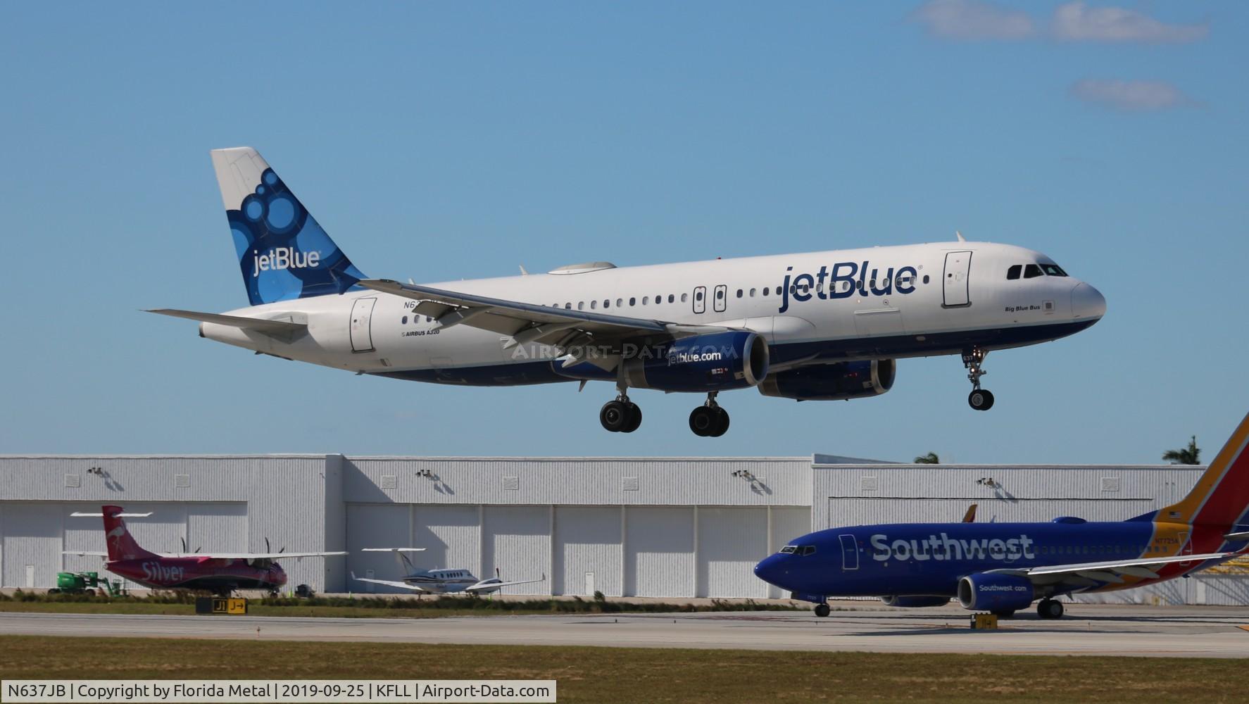 N637JB, 2006 Airbus A320-232 C/N 2781, FLL 2019