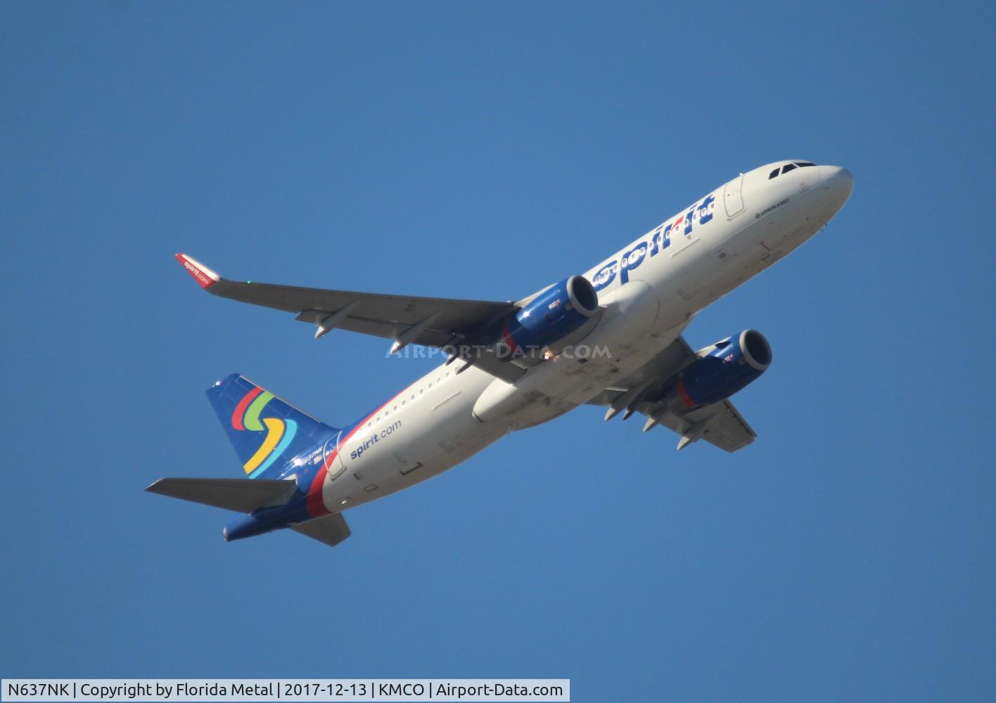 N637NK, 2015 Airbus A320-232 C/N 6436, MCO 2017