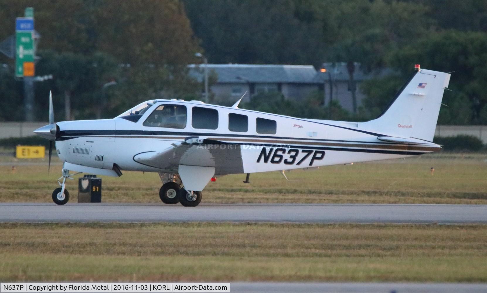 N637P, Raytheon Aircraft Company A36 Bonanza C/N E-3557, NBAA 2016