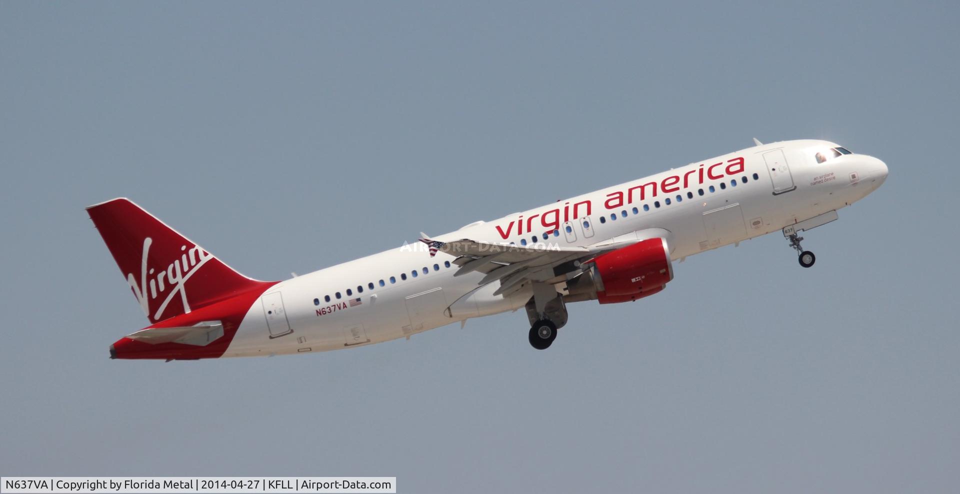 N637VA, 2008 Airbus A320-214 C/N 3465, FLL 2014