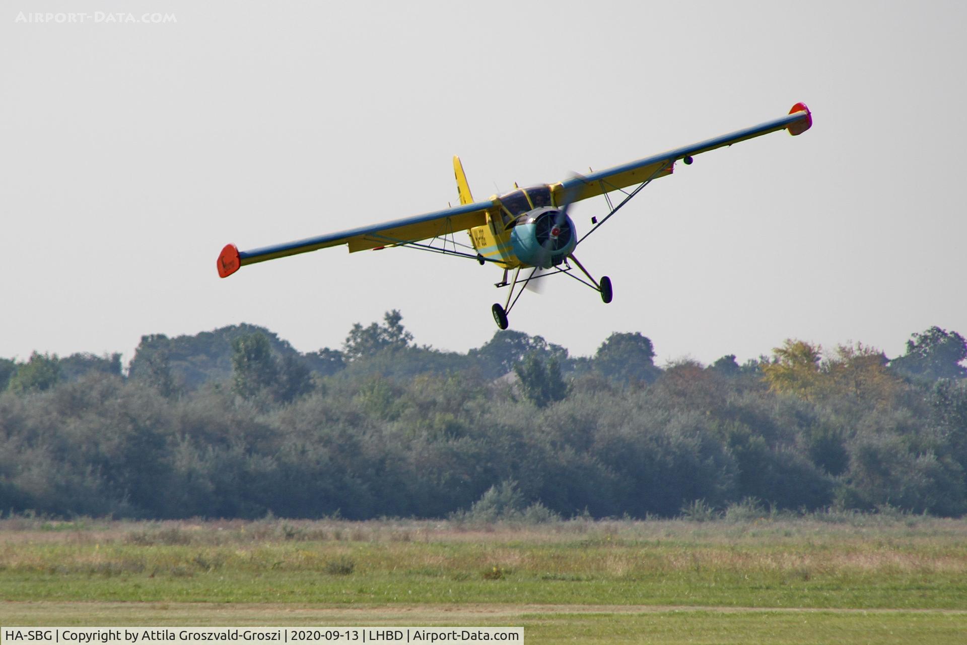 HA-SBG, 1967 PZL-Okecie PZL-101A Gawron C/N 107233, LHBD - Börgönd Airport, Hungary. 2020 Airshow