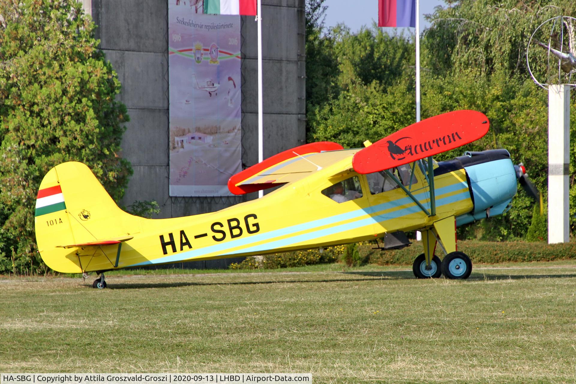 HA-SBG, 1967 PZL-Okecie PZL-101A Gawron C/N 107233, LHBD - Börgönd Airport, Hungary. 2020 Airshow
