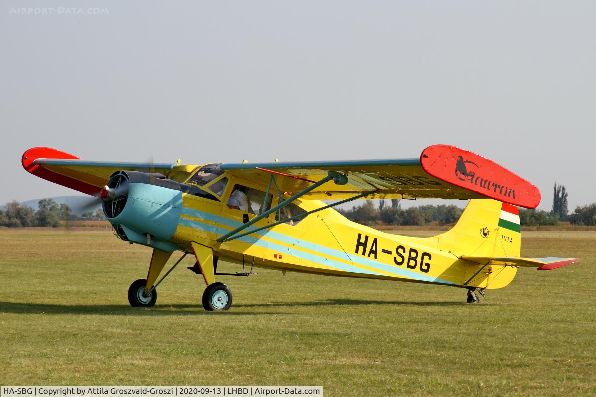 HA-SBG, 1967 PZL-Okecie PZL-101A Gawron C/N 107233, LHBD - Börgönd Airport, Hungary. 2020 Airshow