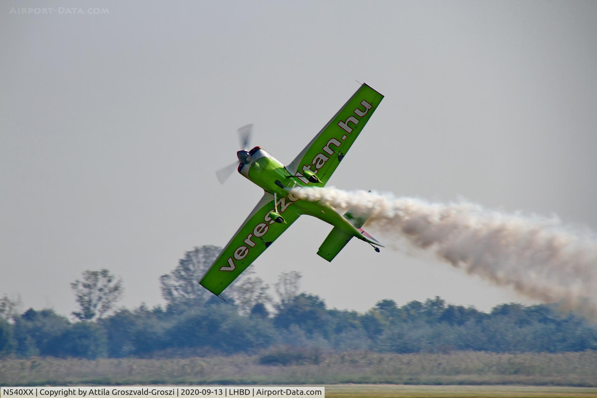 N540XX, 2008 MX Aircraft MXS C/N 6, LHBD - Börgönd Airport, Hungary. 2020 Airshow