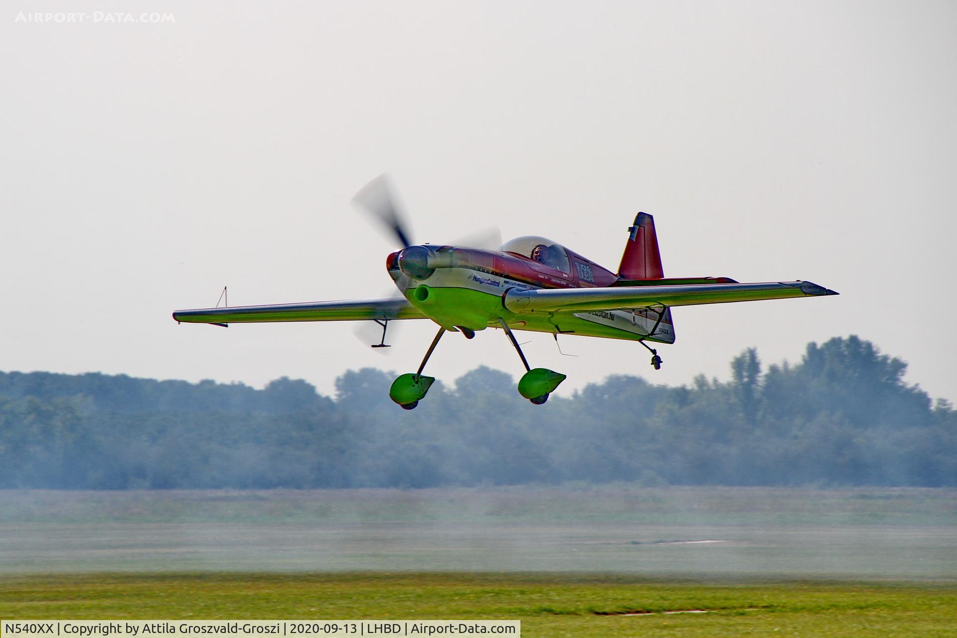N540XX, 2008 MX Aircraft MXS C/N 6, LHBD - Börgönd Airport, Hungary. 2020 Airshow