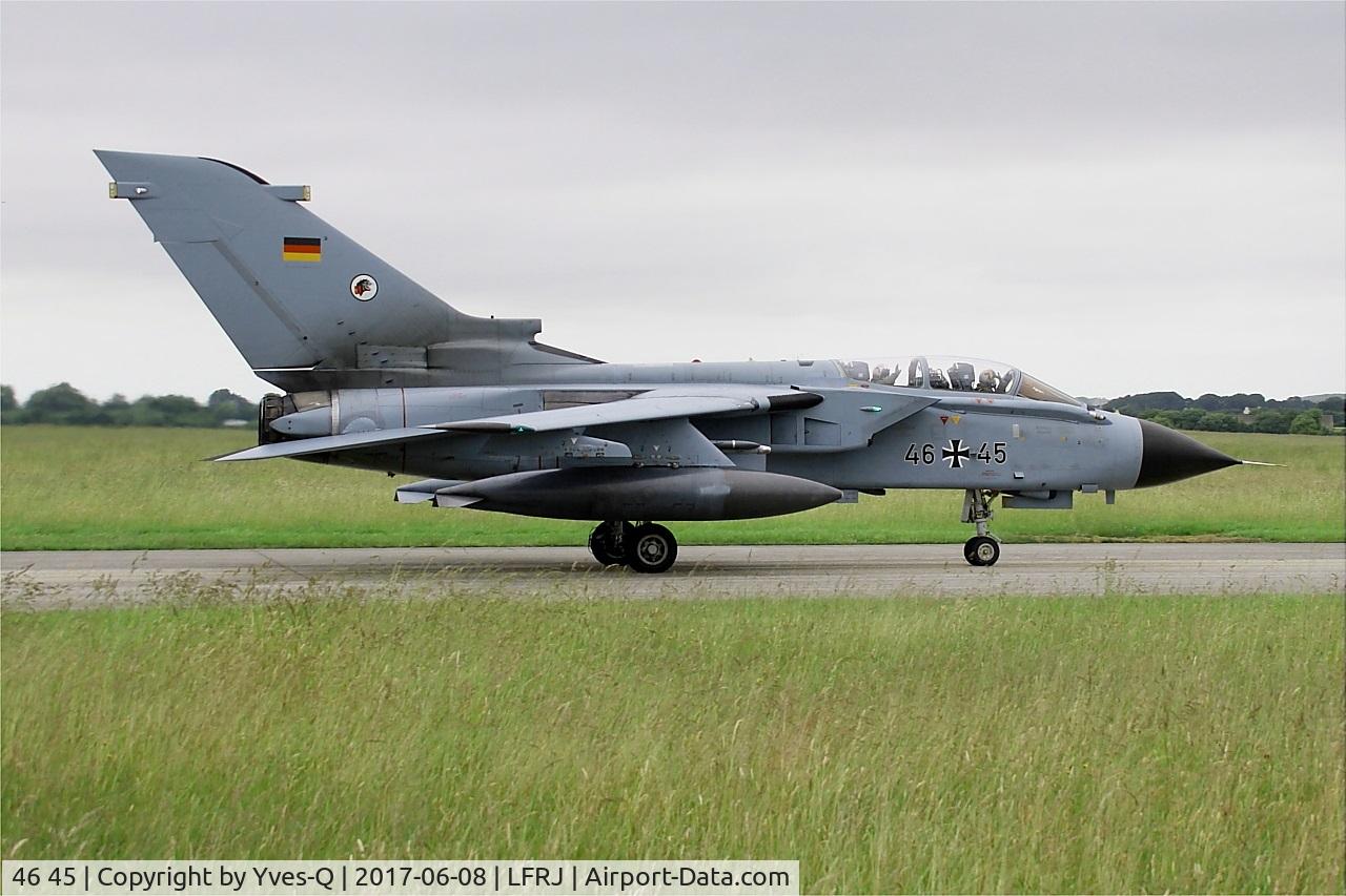 46 45, Panavia Tornado ECR C/N 873/GS278/4345, Panavia Tornado ECR, Taxiing to flight line, Landivisiau Naval Air Base (LFRJ) Tiger Meet 2017