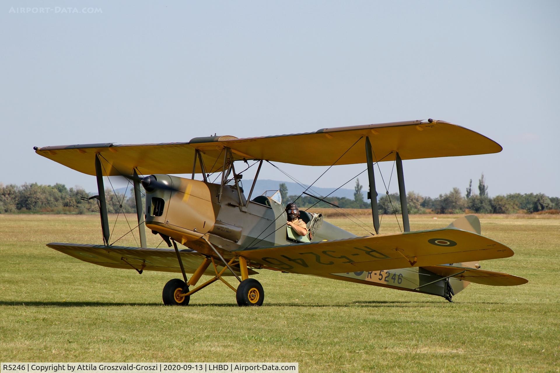 R5246, 1940 De Havilland DH-82A Tiger Moth II C/N 83105, LHBD - Börgönd Airport, Hungary. 2020 Airshow