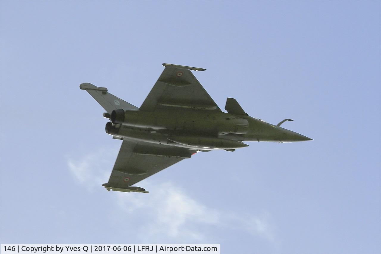 146, Dassault Rafale C C/N 146, Dassault Rafale C, Take off rwy 26, Landivisiau Naval Air Base (LFRJ) Tiger Meet 2017