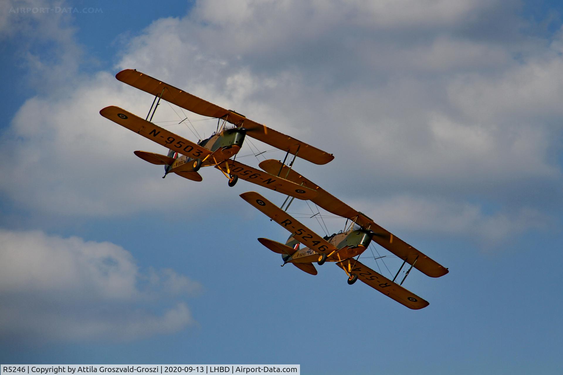 R5246, 1940 De Havilland DH-82A Tiger Moth II C/N 83105, LHBD - Börgönd Airport, Hungary. 2020 Airshow