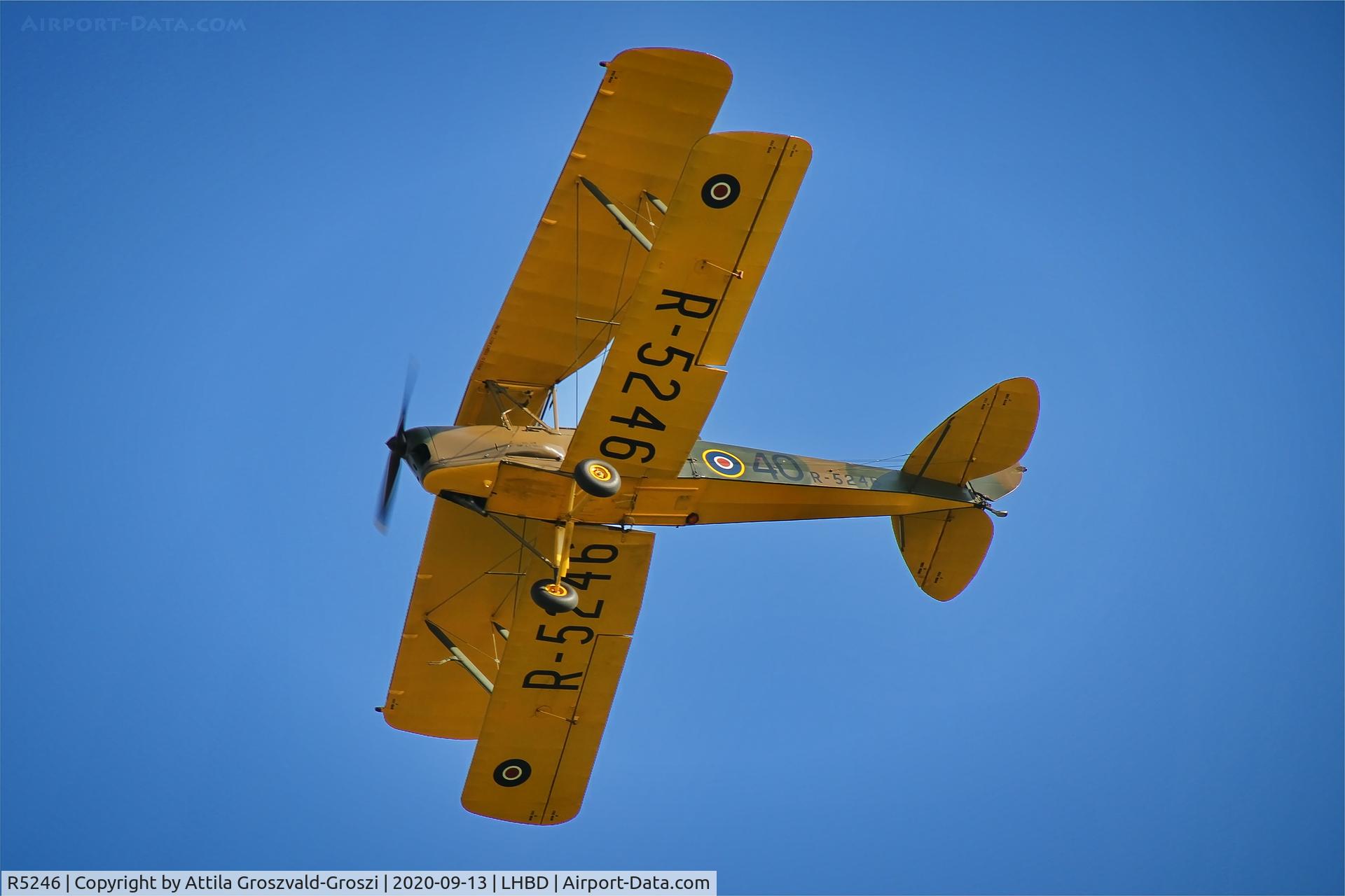 R5246, 1940 De Havilland DH-82A Tiger Moth II C/N 83105, LHBD - Börgönd Airport, Hungary. 2020 Airshow