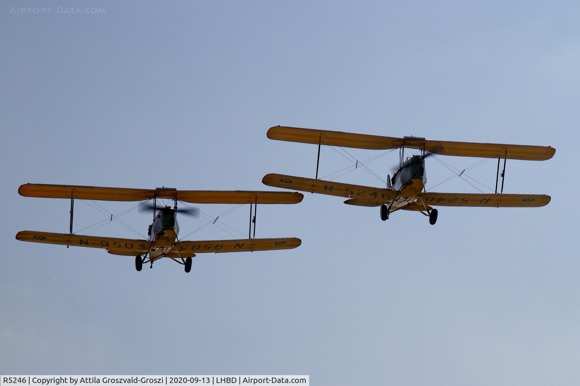 R5246, 1940 De Havilland DH-82A Tiger Moth II C/N 83105, LHBD - Börgönd Airport, Hungary. 2020 Airshow