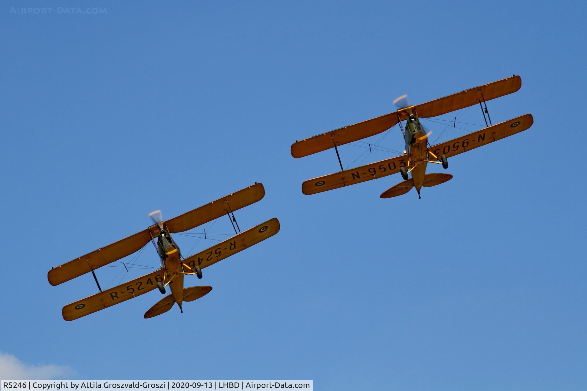 R5246, 1940 De Havilland DH-82A Tiger Moth II C/N 83105, LHBD - Börgönd Airport, Hungary. 2020 Airshow