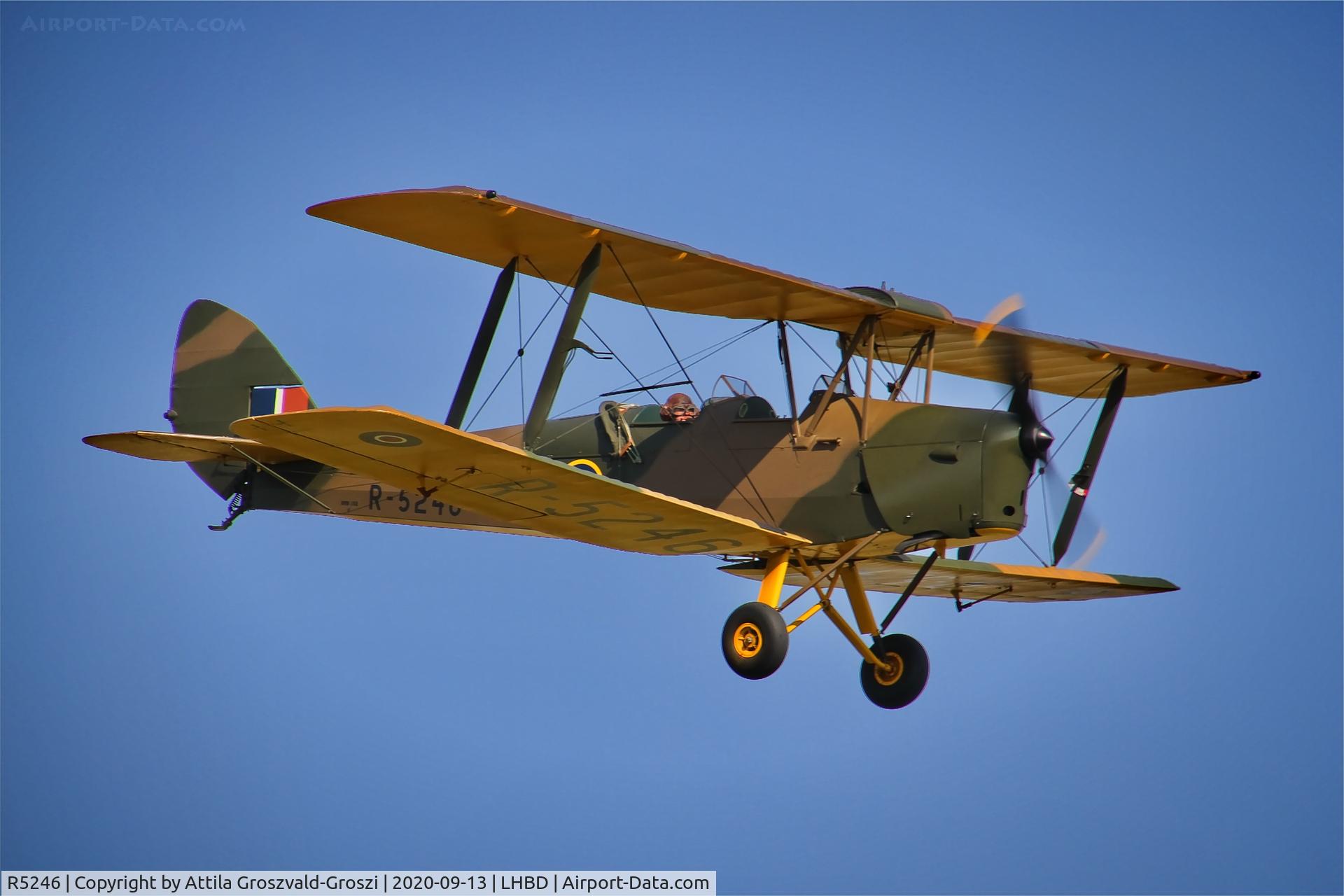 R5246, 1940 De Havilland DH-82A Tiger Moth II C/N 83105, LHBD - Börgönd Airport, Hungary. 2020 Airshow