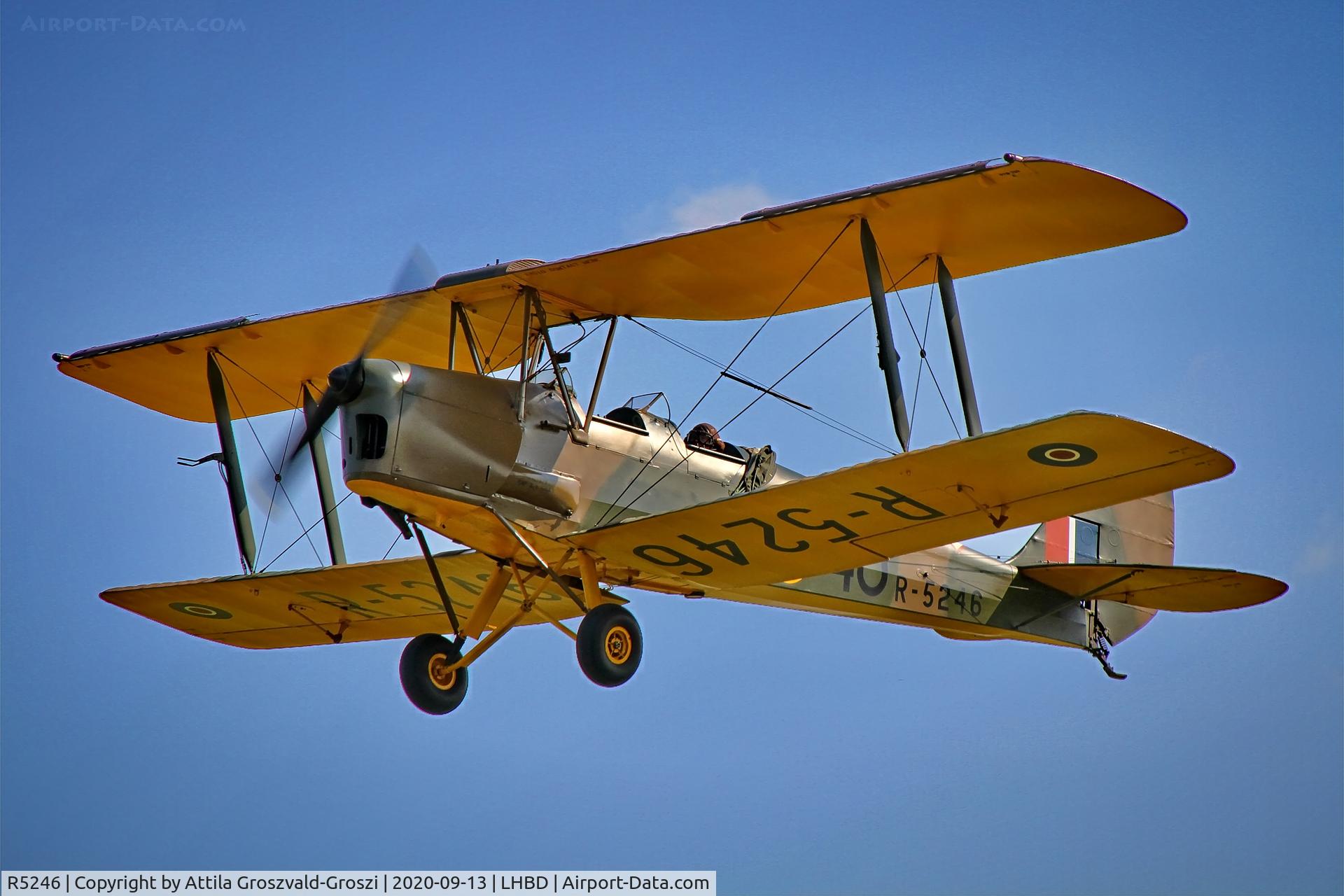 R5246, 1940 De Havilland DH-82A Tiger Moth II C/N 83105, LHBD - Börgönd Airport, Hungary. 2020 Airshow