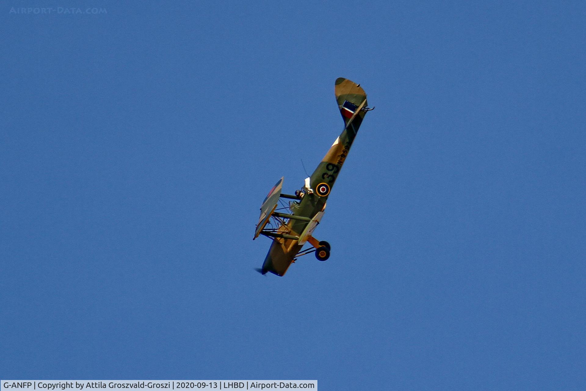 G-ANFP, 1939 De Havilland DH-82A Tiger Moth II C/N 82530, LHBD - Börgönd Airport, Hungary. 2020 Airshow