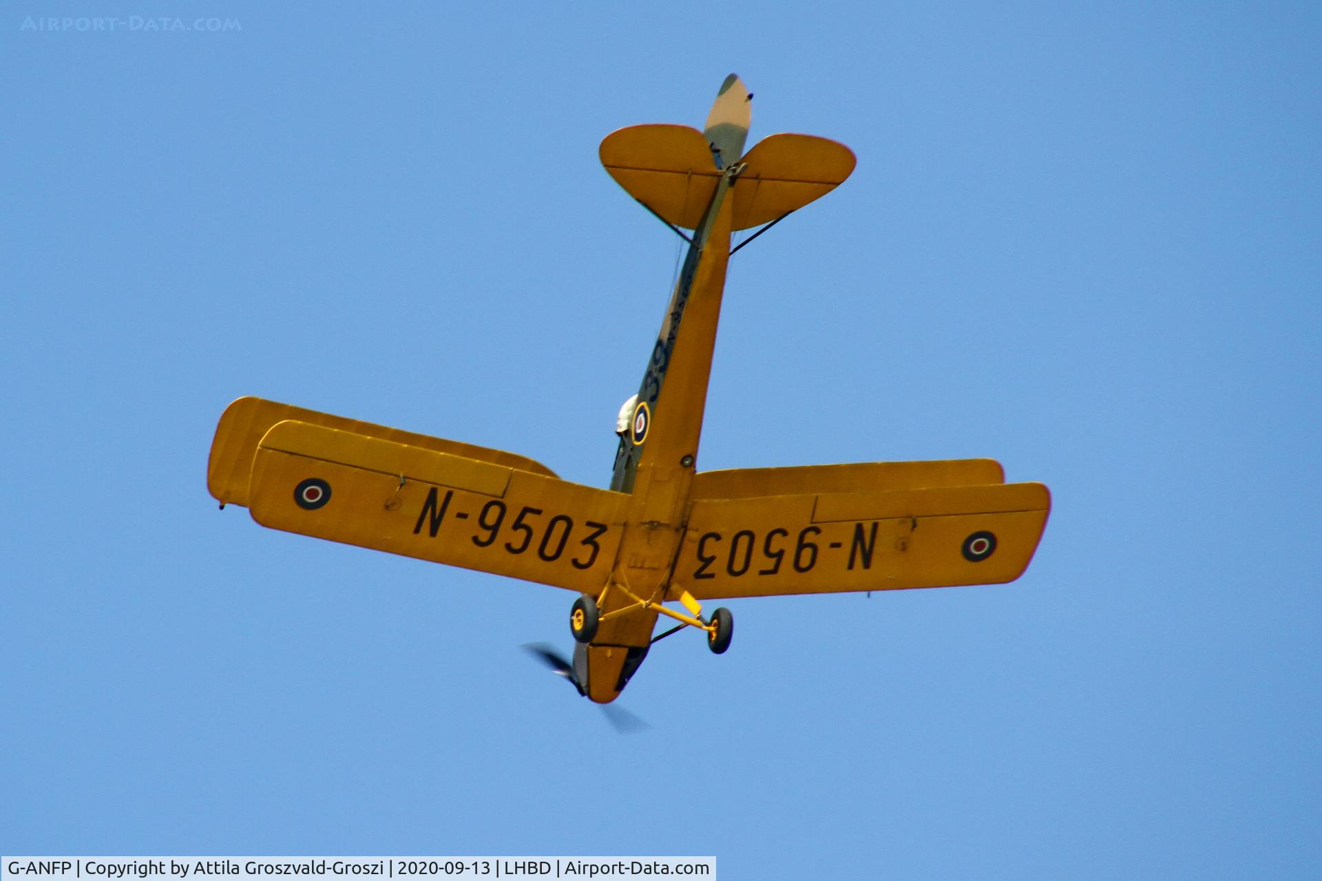 G-ANFP, 1939 De Havilland DH-82A Tiger Moth II C/N 82530, LHBD - Börgönd Airport, Hungary. 2020 Airshow