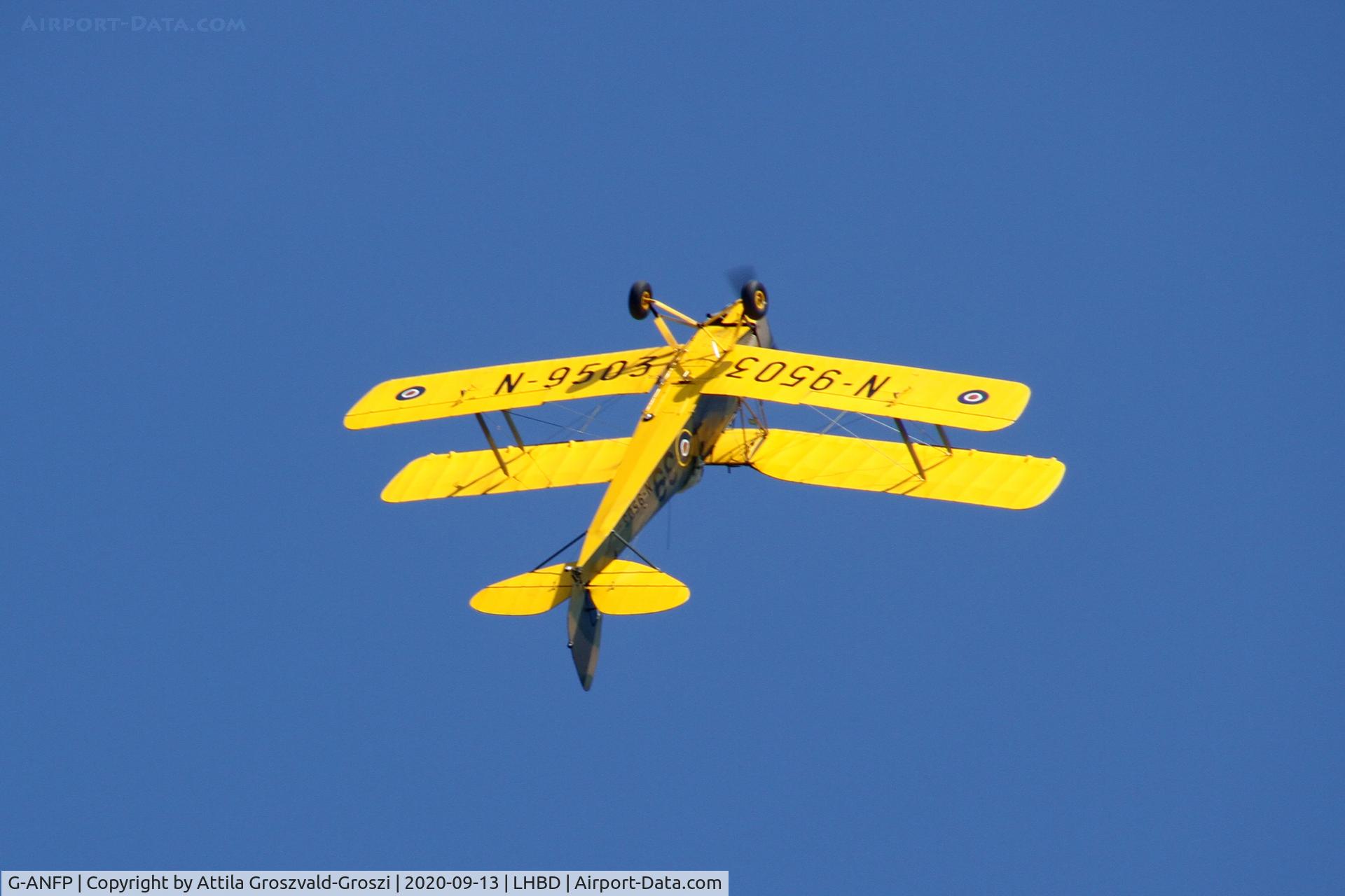 G-ANFP, 1939 De Havilland DH-82A Tiger Moth II C/N 82530, LHBD - Börgönd Airport, Hungary. 2020 Airshow