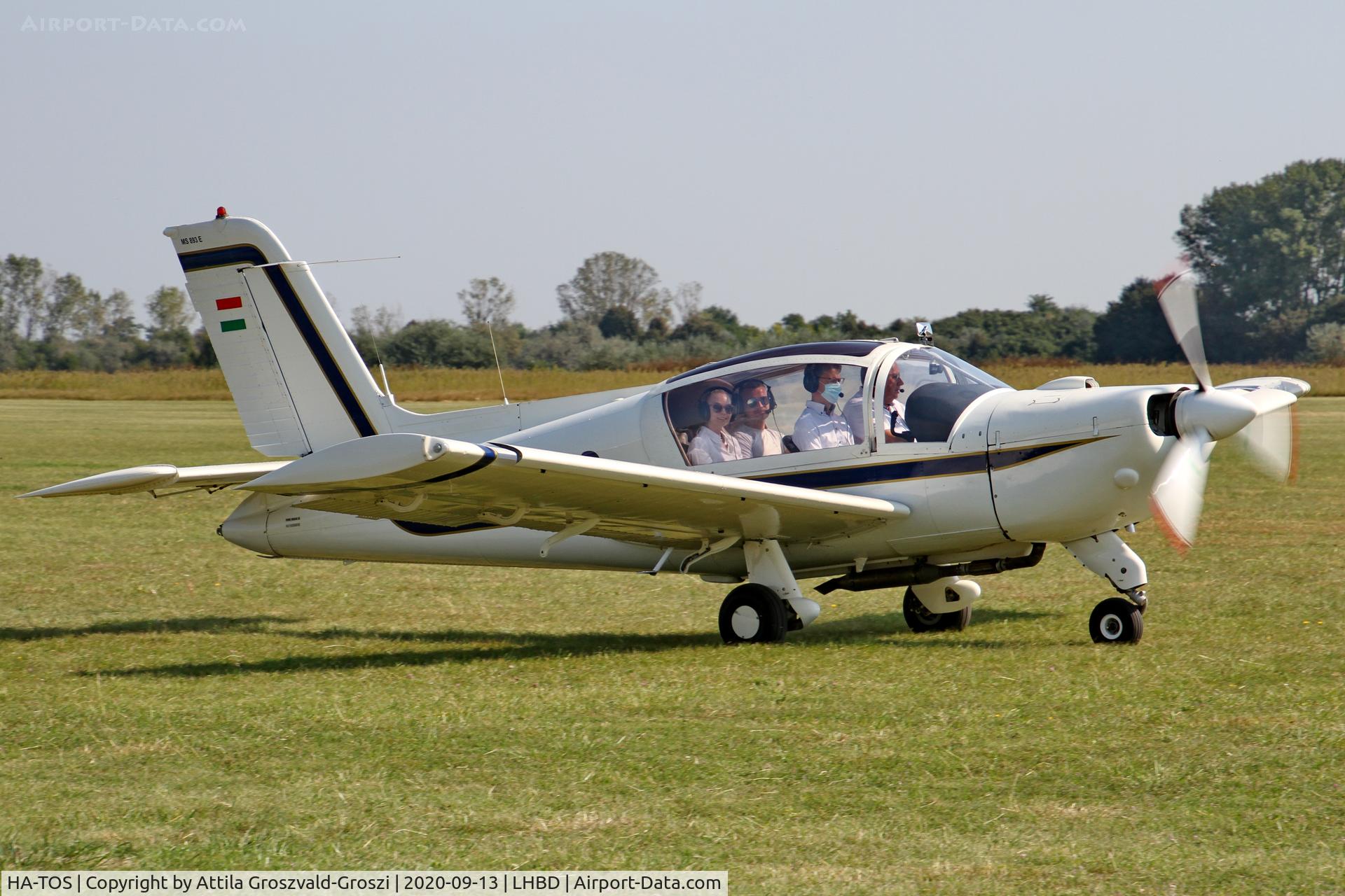 HA-TOS, 1975 Socata MS-893E Rallye Commodore 180GT C/N 12529, LHBD - Börgönd Airport, Hungary. 2020 Airshow