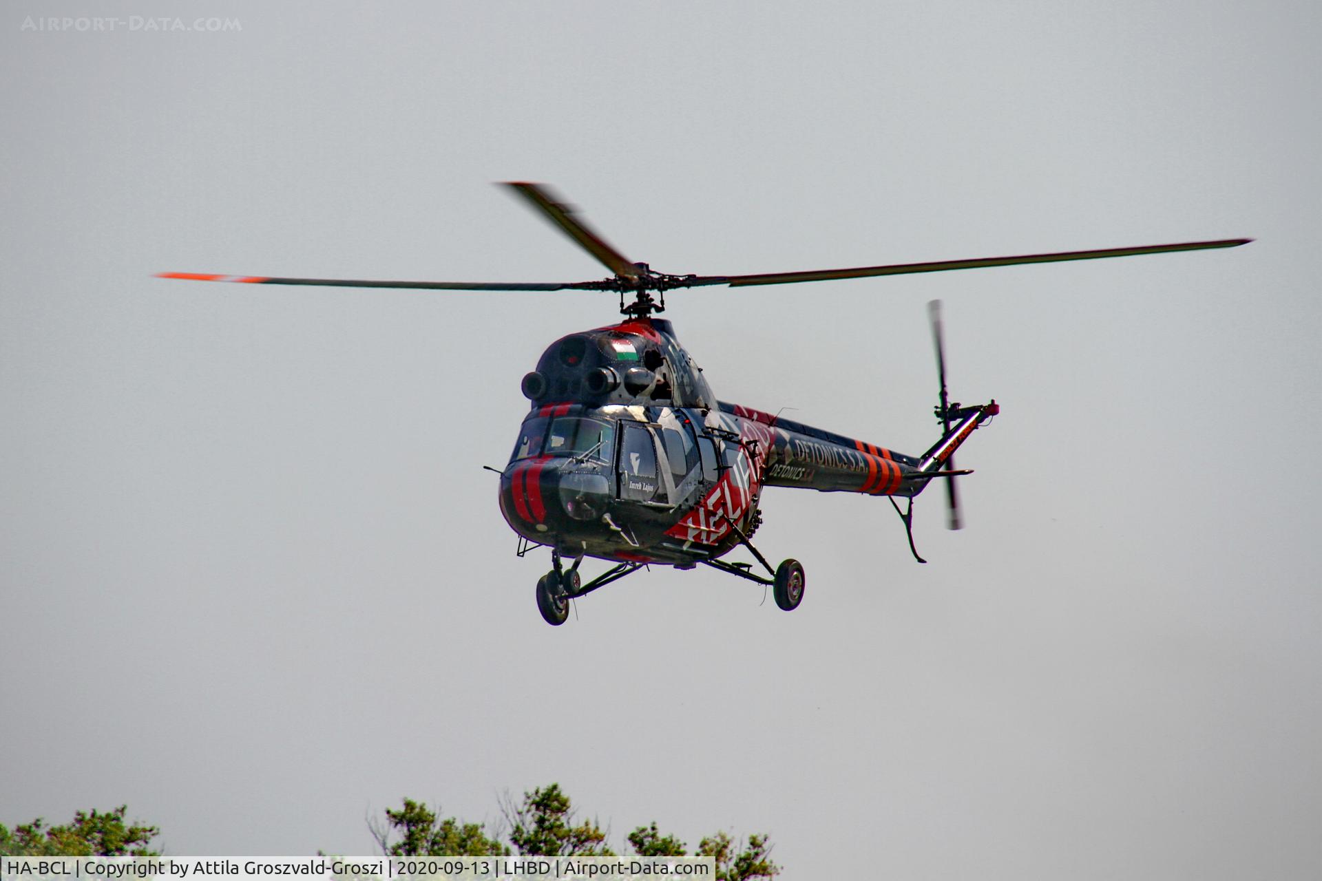 HA-BCL, 1974 Mil (PZL-Swidnik) Mi-2 C/N 563820114, LHBD - Börgönd Airport, Hungary. 2020 Airshow