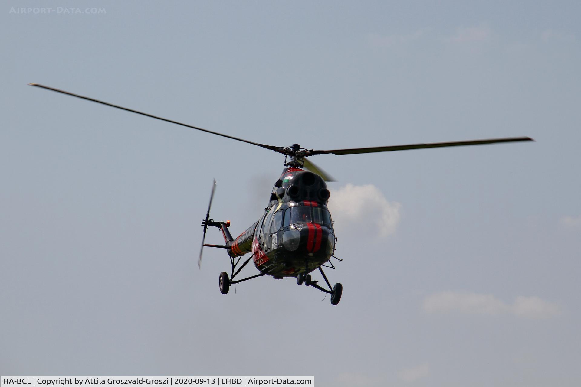 HA-BCL, 1974 Mil (PZL-Swidnik) Mi-2 C/N 563820114, LHBD - Börgönd Airport, Hungary. 2020 Airshow