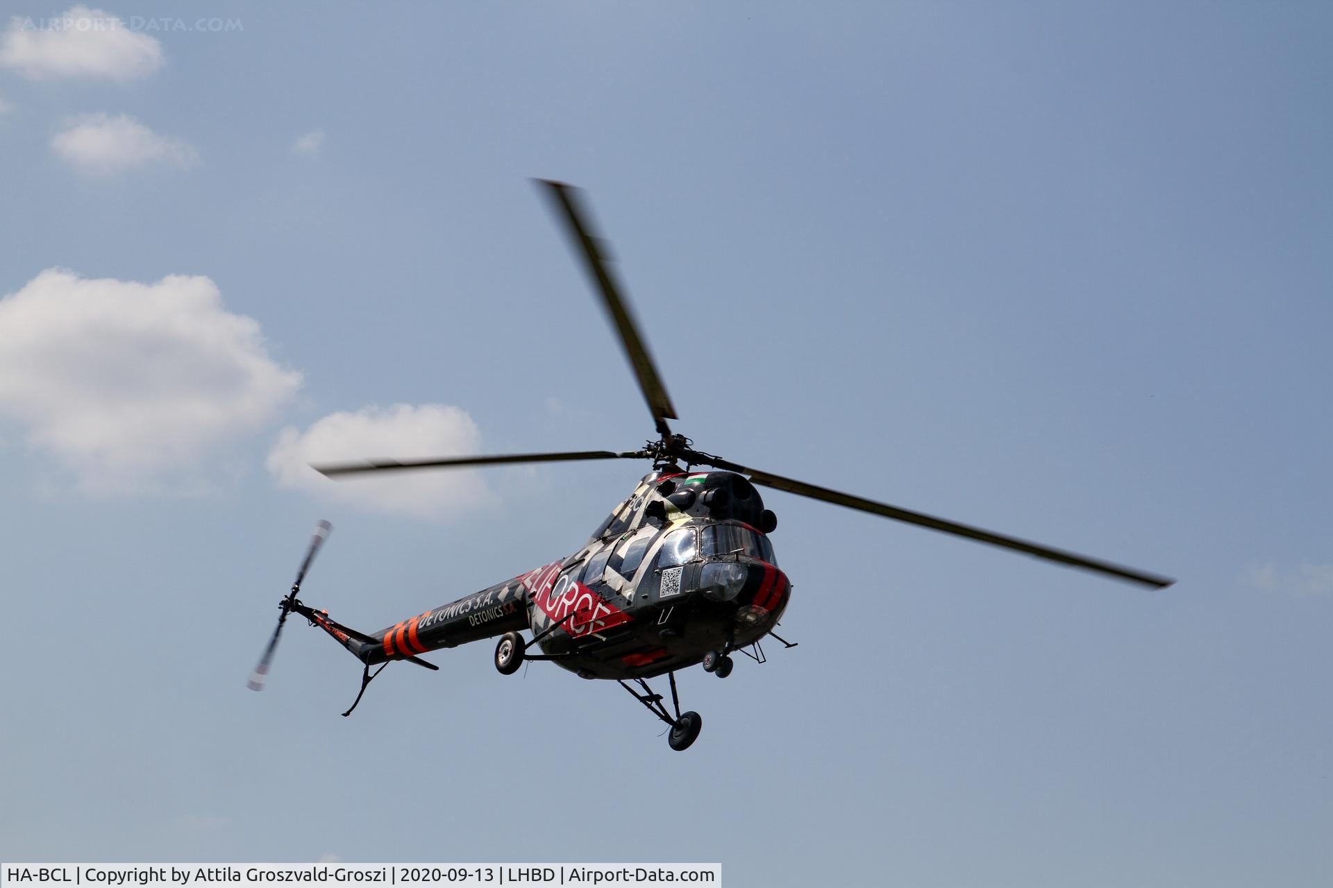HA-BCL, 1974 Mil (PZL-Swidnik) Mi-2 C/N 563820114, LHBD - Börgönd Airport, Hungary. 2020 Airshow