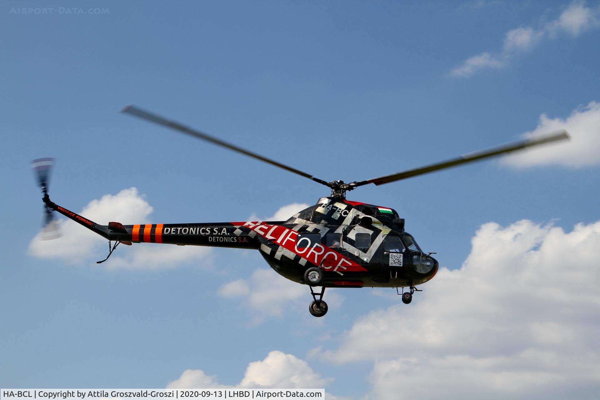 HA-BCL, 1974 Mil (PZL-Swidnik) Mi-2 C/N 563820114, LHBD - Börgönd Airport, Hungary. 2020 Airshow