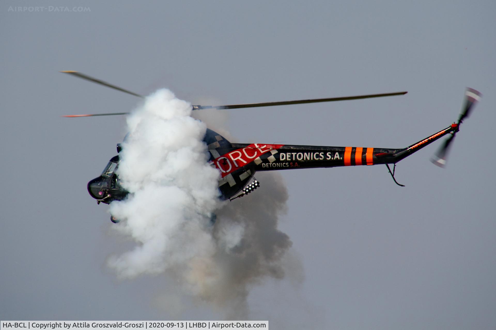 HA-BCL, 1974 Mil (PZL-Swidnik) Mi-2 C/N 563820114, LHBD - Börgönd Airport, Hungary. 2020 Airshow