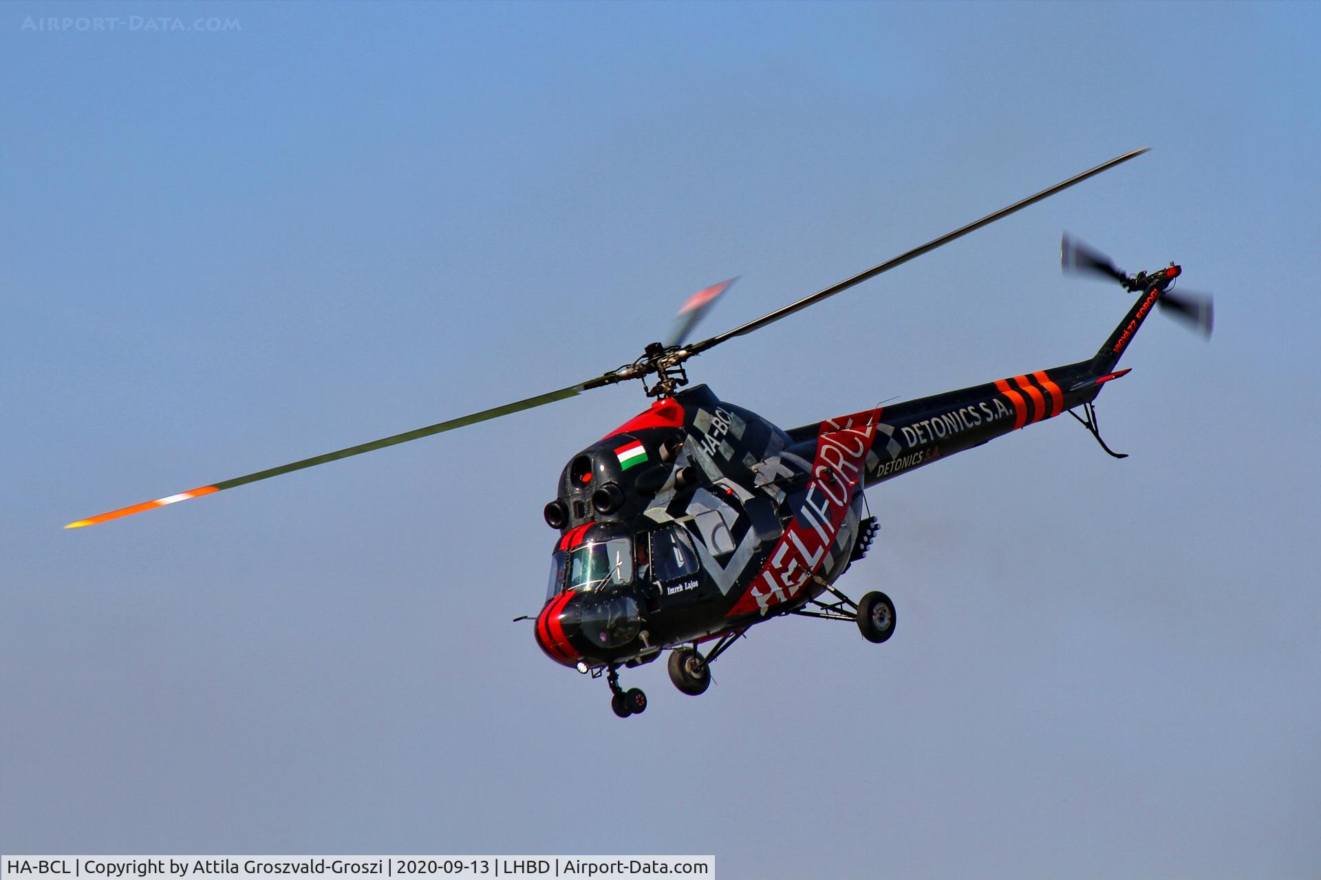 HA-BCL, 1974 Mil (PZL-Swidnik) Mi-2 C/N 563820114, LHBD - Börgönd Airport, Hungary. 2020 Airshow