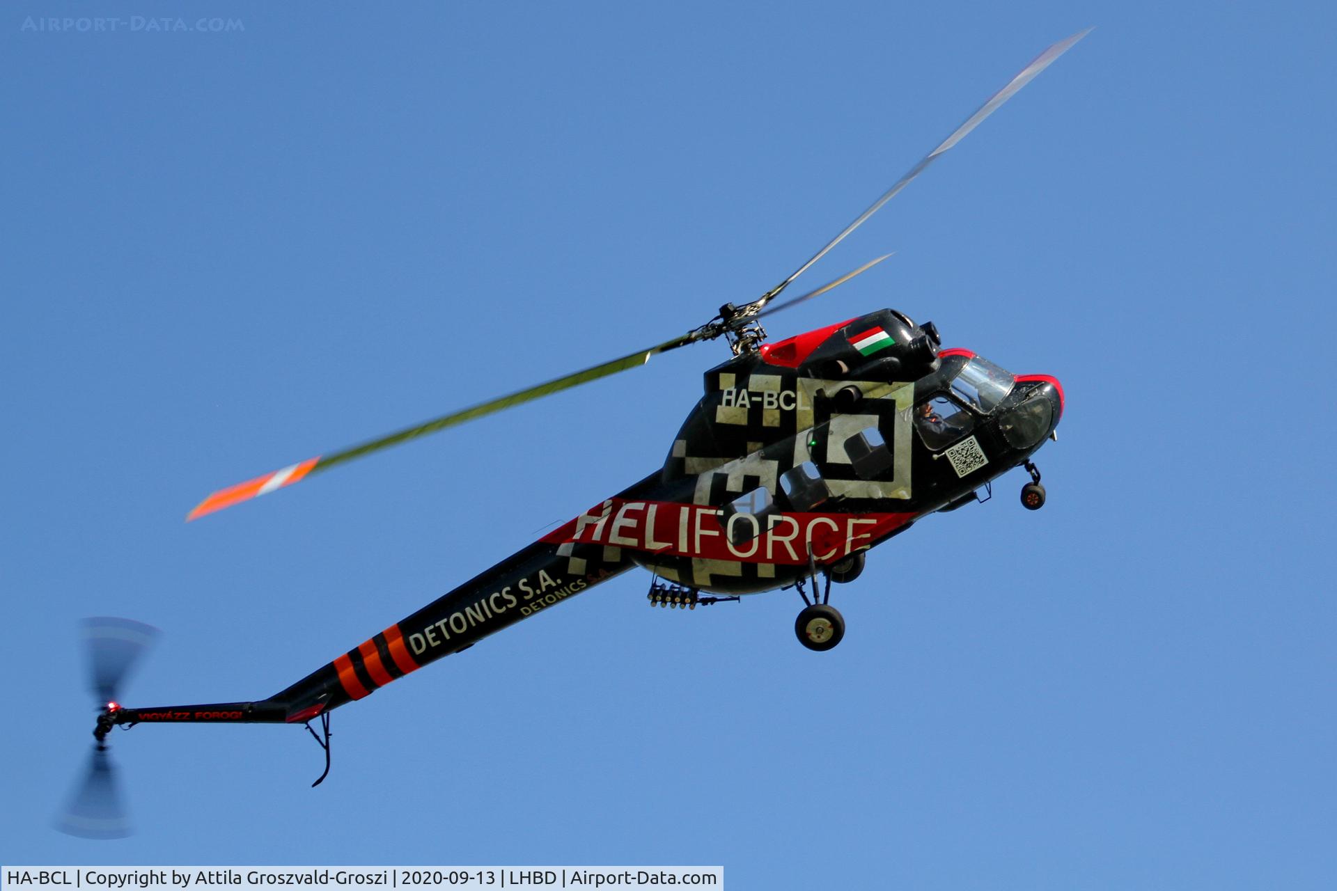HA-BCL, 1974 Mil (PZL-Swidnik) Mi-2 C/N 563820114, LHBD - Börgönd Airport, Hungary. 2020 Airshow
