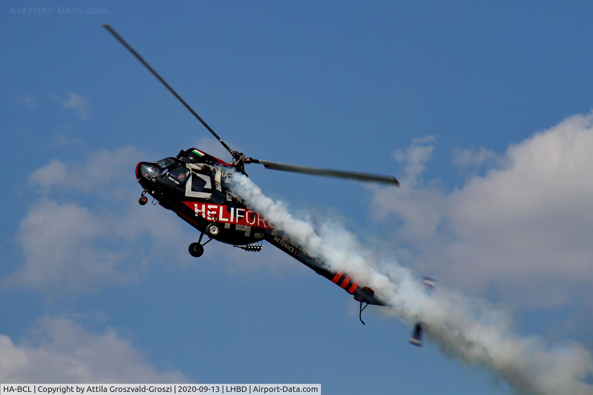 HA-BCL, 1974 Mil (PZL-Swidnik) Mi-2 C/N 563820114, LHBD - Börgönd Airport, Hungary. 2020 Airshow