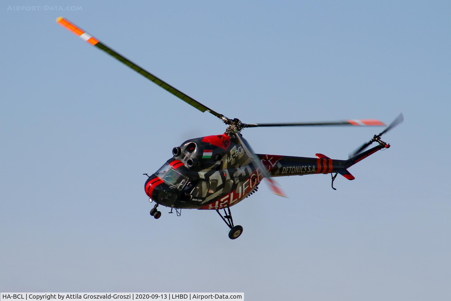 HA-BCL, 1974 Mil (PZL-Swidnik) Mi-2 C/N 563820114, LHBD - Börgönd Airport, Hungary. 2020 Airshow
