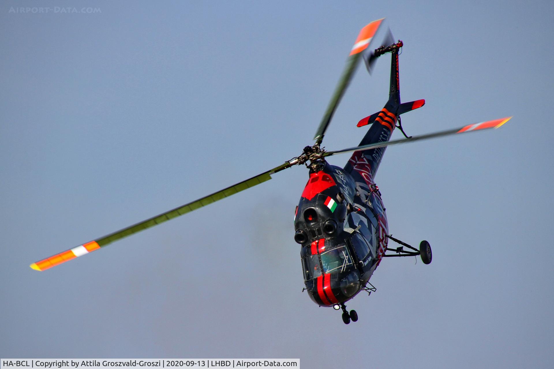 HA-BCL, 1974 Mil (PZL-Swidnik) Mi-2 C/N 563820114, LHBD - Börgönd Airport, Hungary. 2020 Airshow