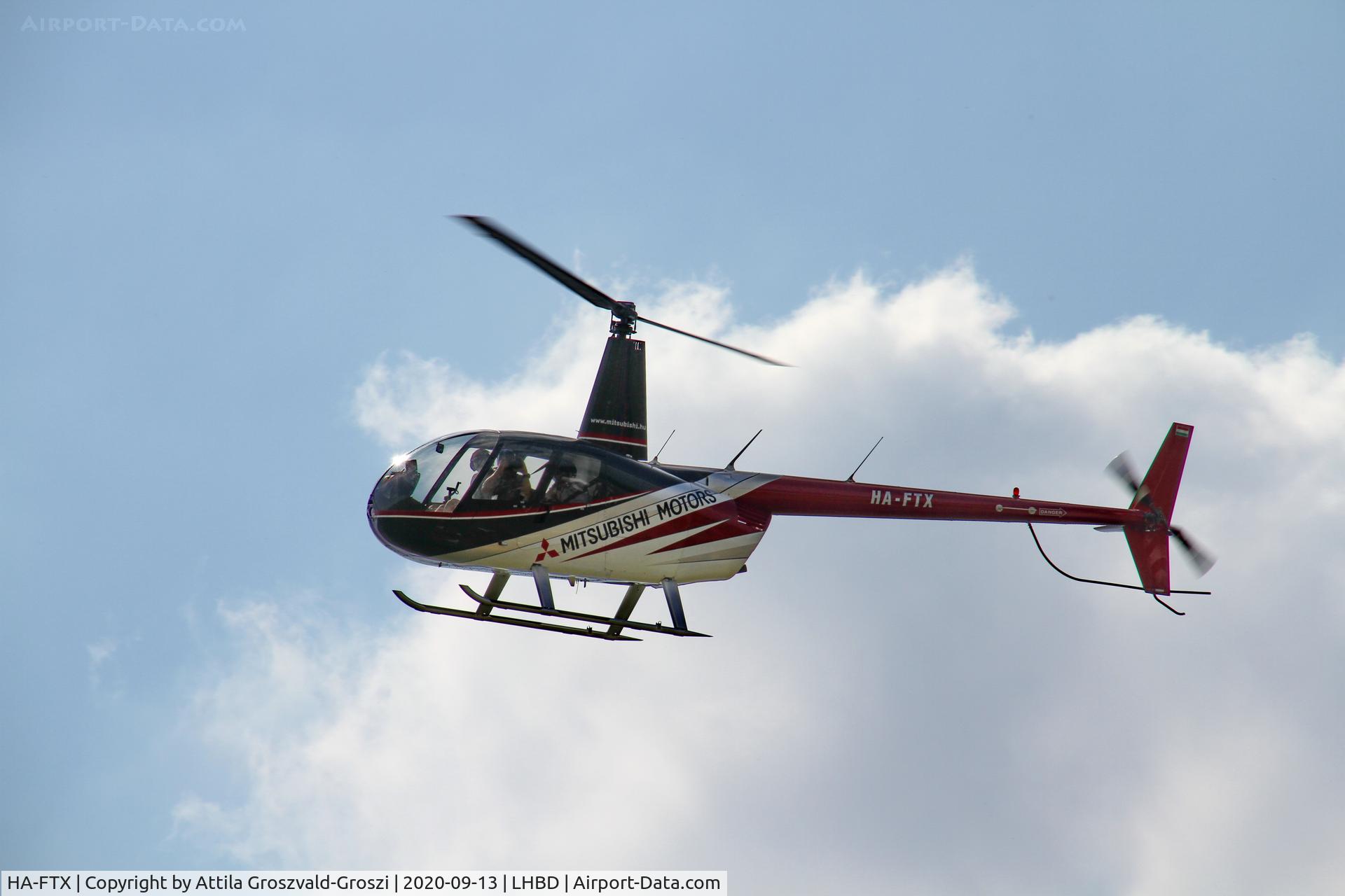 HA-FTX, 2007 Robinson R44 Raven II C/N 11742, LHBD - Börgönd Airport, Hungary. 2020 Airshow