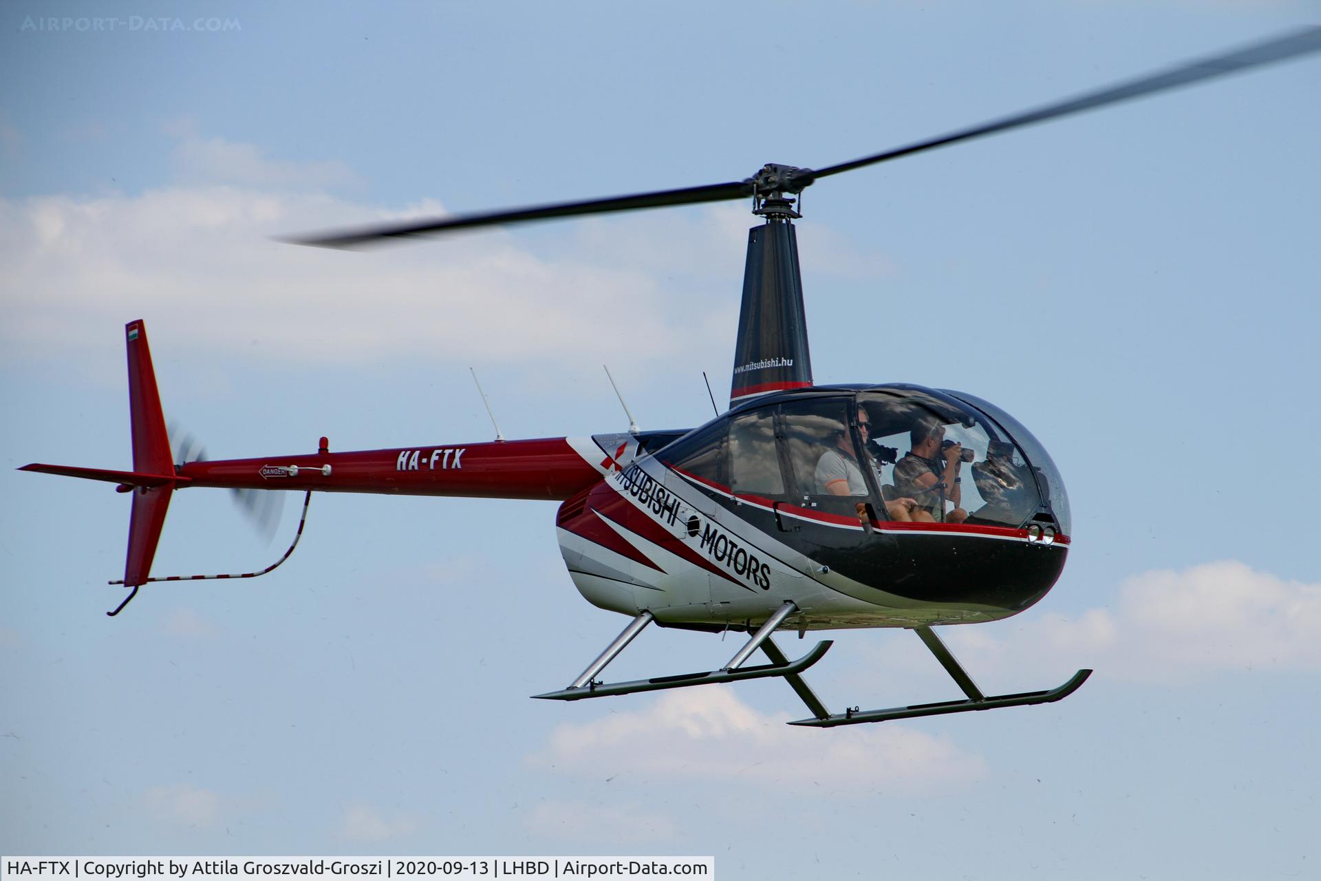 HA-FTX, 2007 Robinson R44 Raven II C/N 11742, LHBD - Börgönd Airport, Hungary. 2020 Airshow