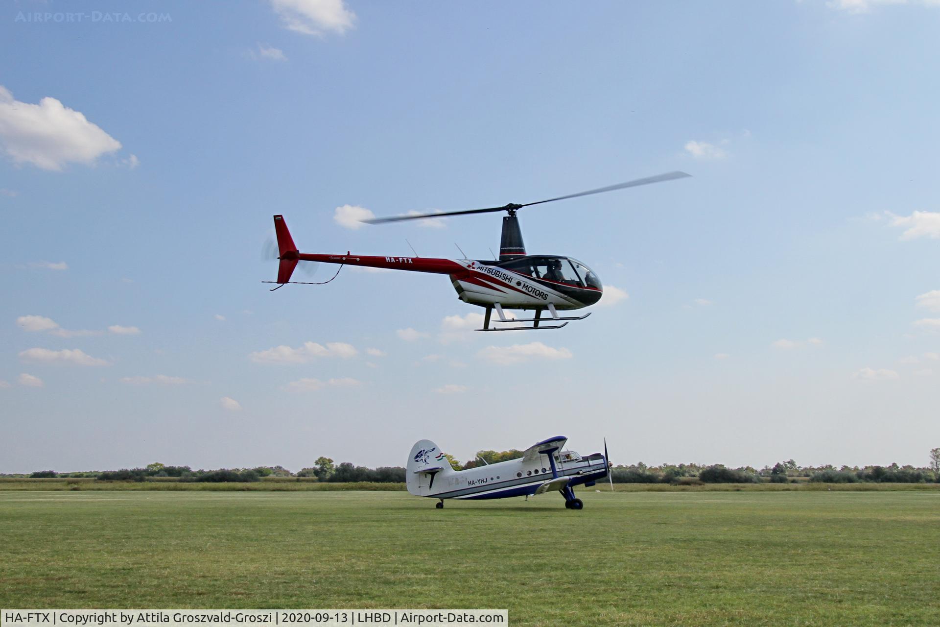 HA-FTX, 2007 Robinson R44 Raven II C/N 11742, LHBD - Börgönd Airport, Hungary. 2020 Airshow