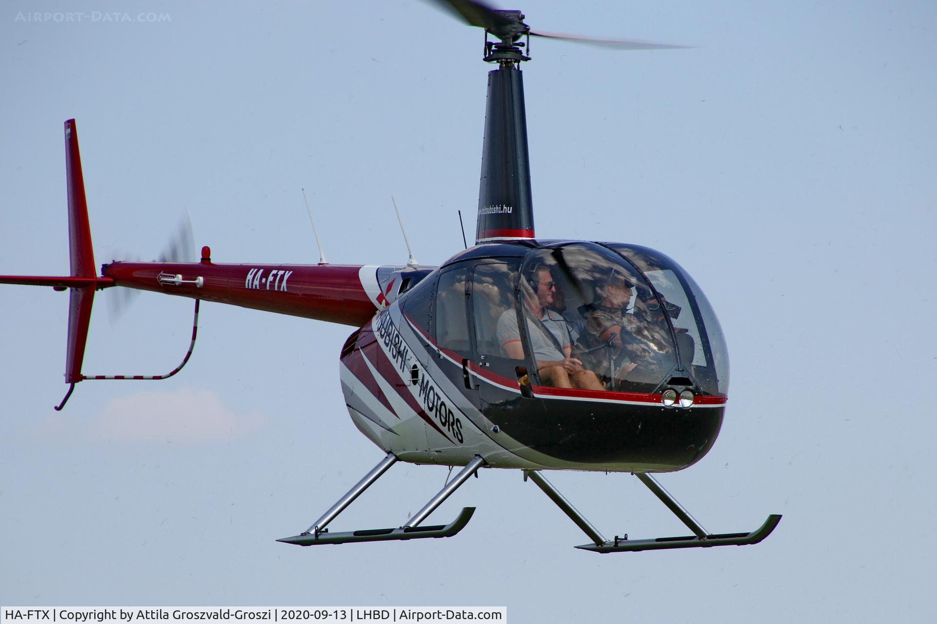 HA-FTX, 2007 Robinson R44 Raven II C/N 11742, LHBD - Börgönd Airport, Hungary. 2020 Airshow