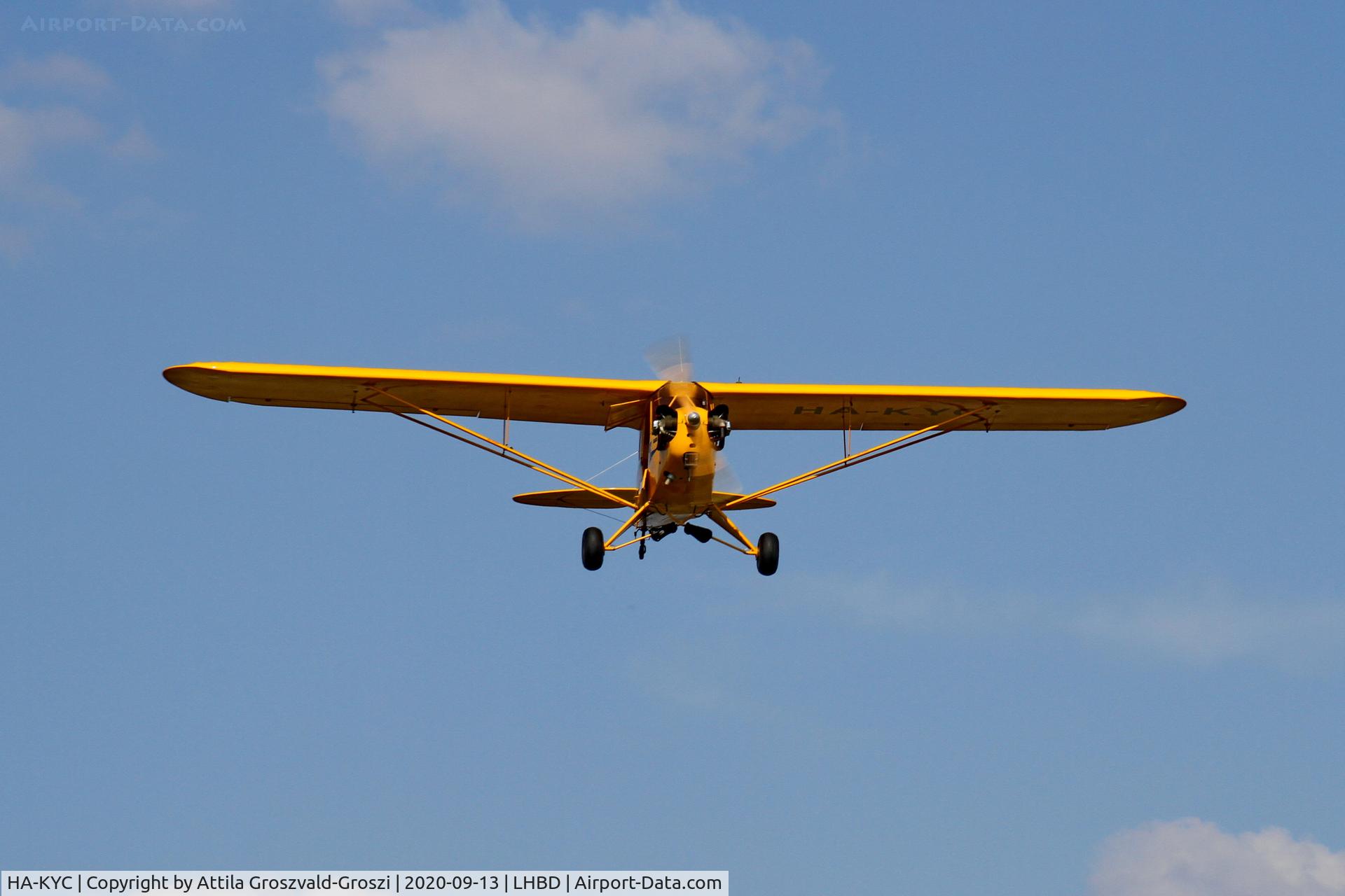 HA-KYC, 1946 Piper J3C-65 Cub C/N 16127, LHBD - Börgönd Airport, Hungary. 2020 Airshow