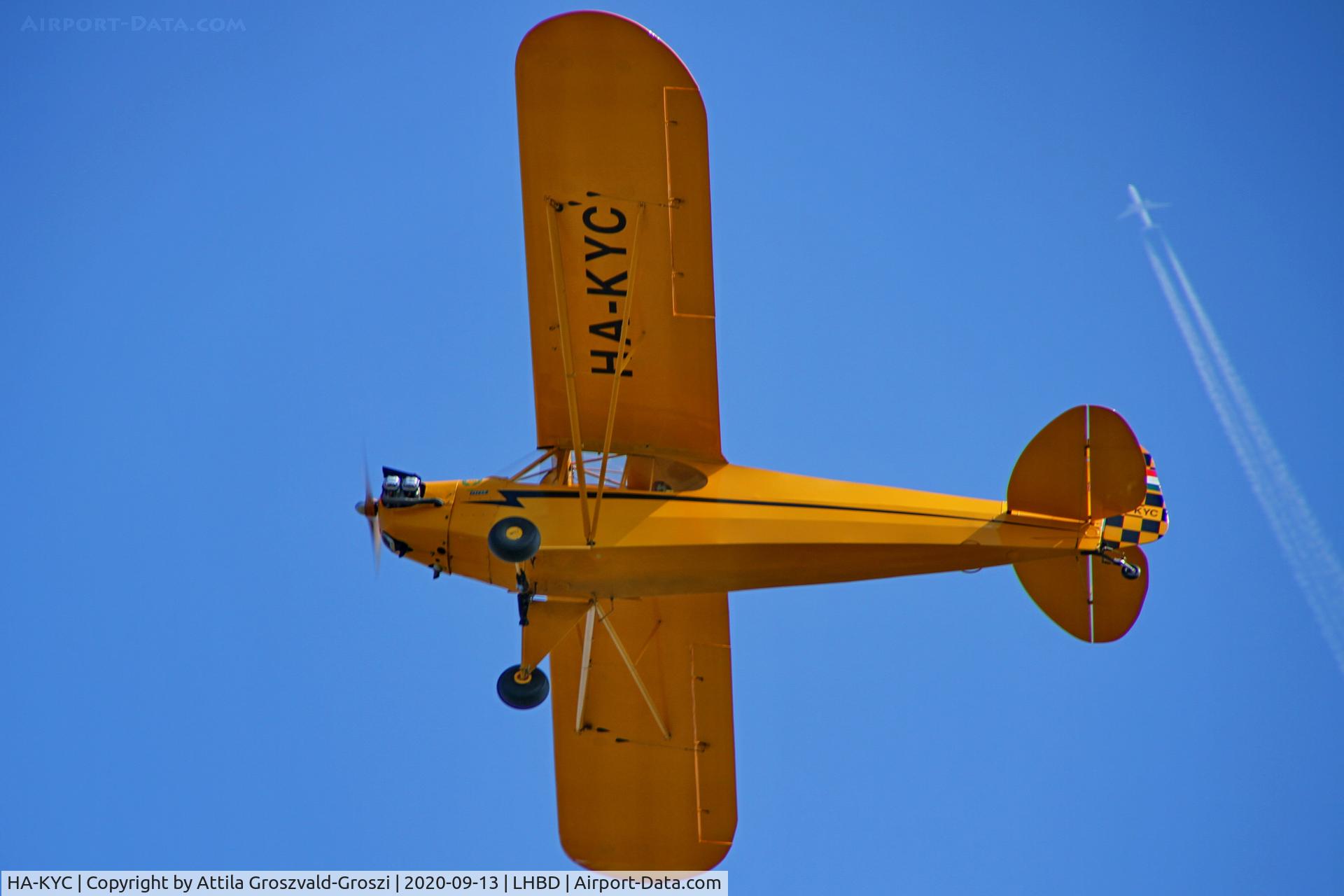 HA-KYC, 1946 Piper J3C-65 Cub C/N 16127, LHBD - Börgönd Airport, Hungary. 2020 Airshow