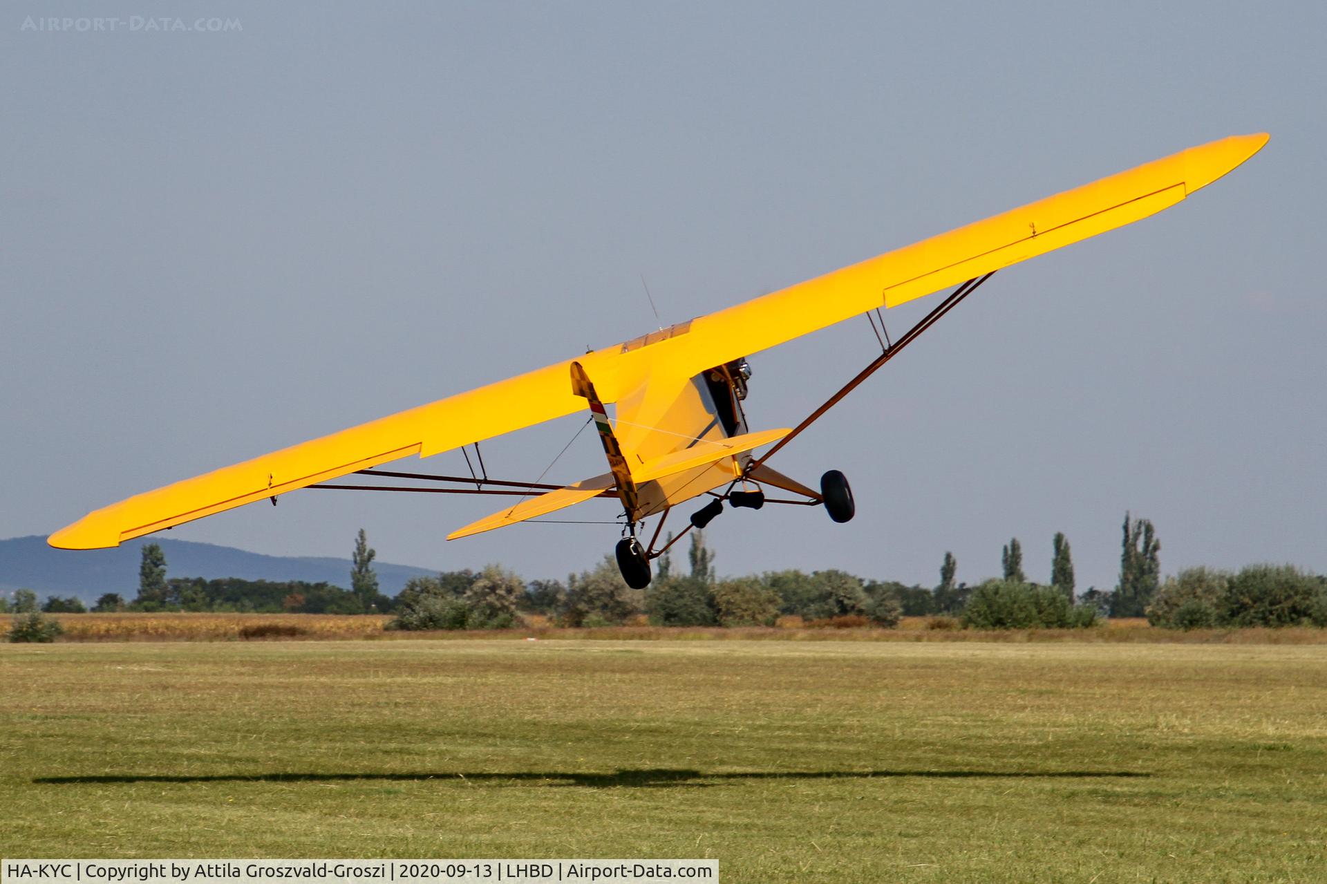 HA-KYC, 1946 Piper J3C-65 Cub C/N 16127, LHBD - Börgönd Airport, Hungary. 2020 Airshow