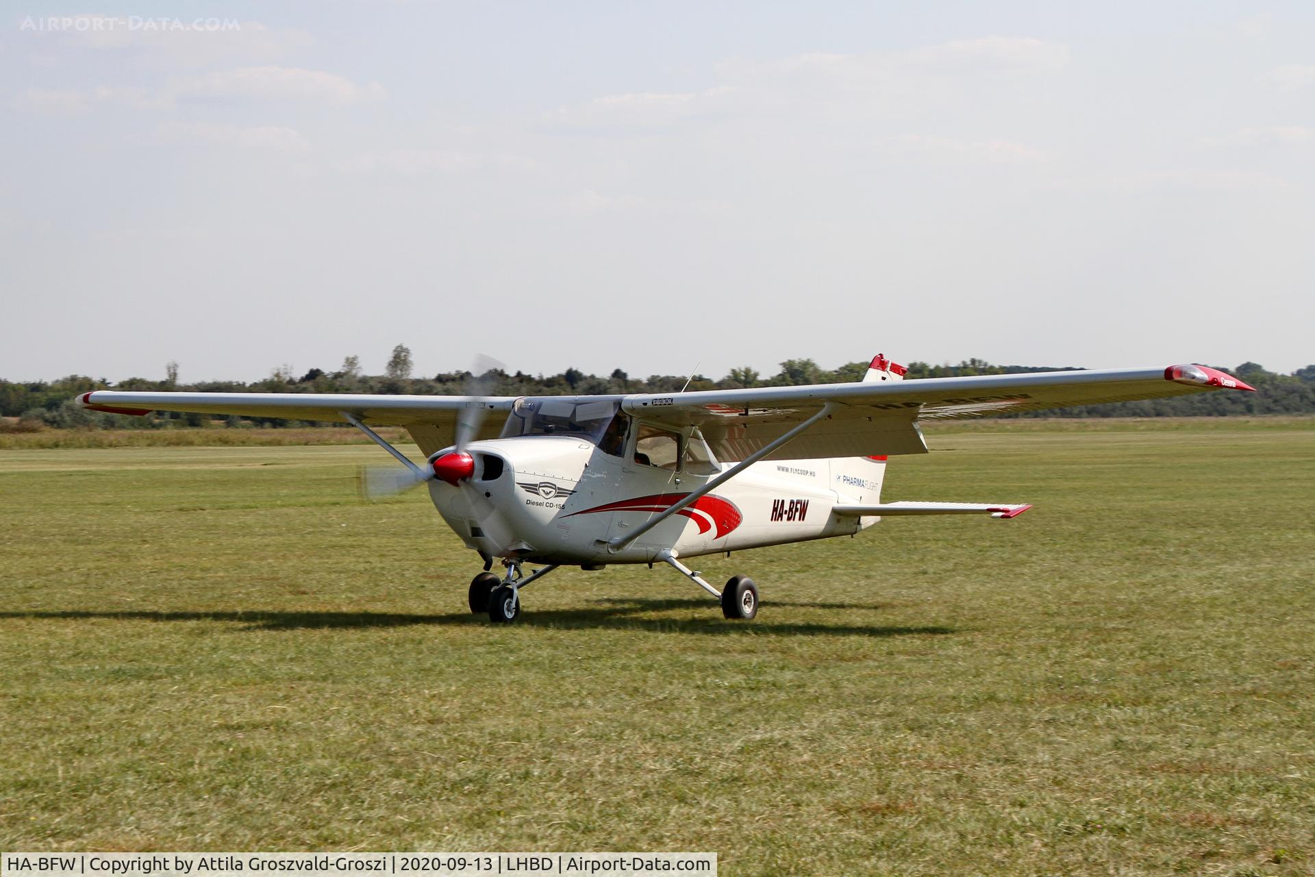 HA-BFW, Reims F172N Skyhawk Diesel Skyhawk C/N 01742, LHBD - Börgönd Airport, Hungary. 2020 Airshow