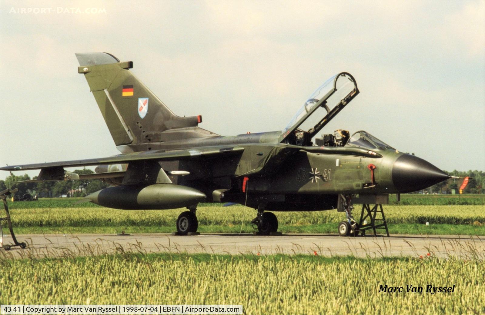 43 41, Panavia Tornado IDS C/N 111/GS019/4041, At Koksijde Airshow 1998.