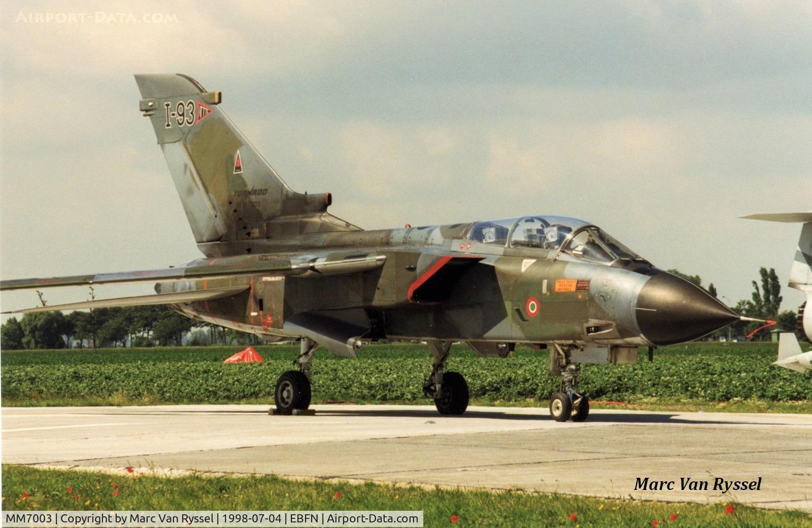 MM7003, Panavia Tornado IDS C/N 073/IS002/5004, MM7003 coded I-93 at Koksijde Airshow 1998.