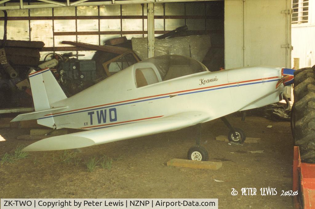 ZK-TWO, Rand Robinson KR-2 UL C/N AACA/582, D J Brown, Hamilton - 1996
