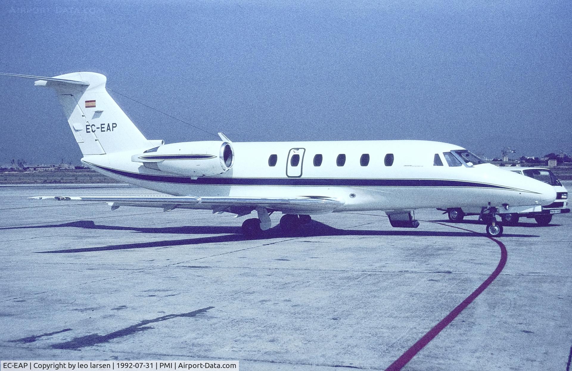 EC-EAP, 1986 Cessna 650 Citation III C/N 650-0125, Palma de Mallorca 31.7.1992